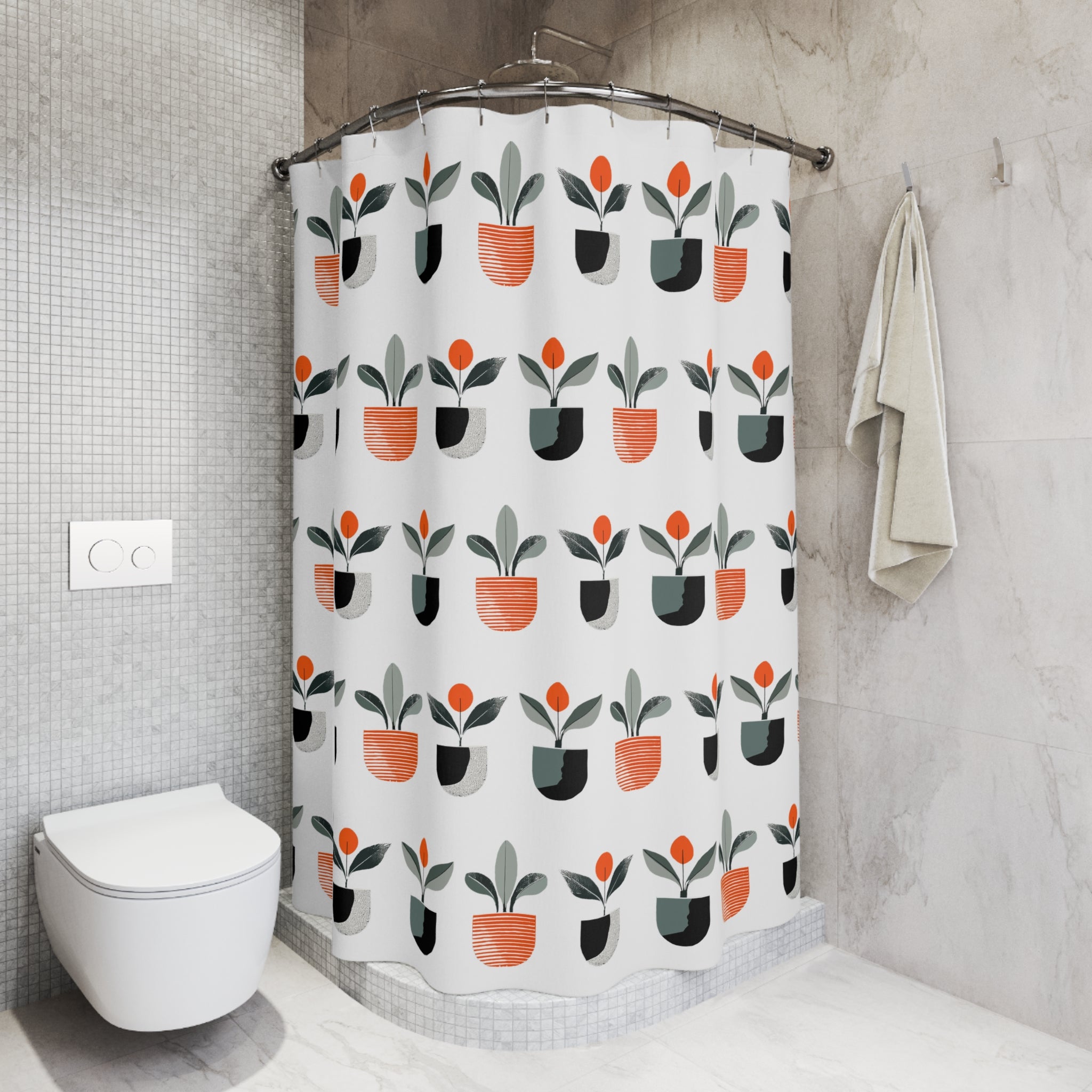 Houseplants LOVE Shower Curtain
