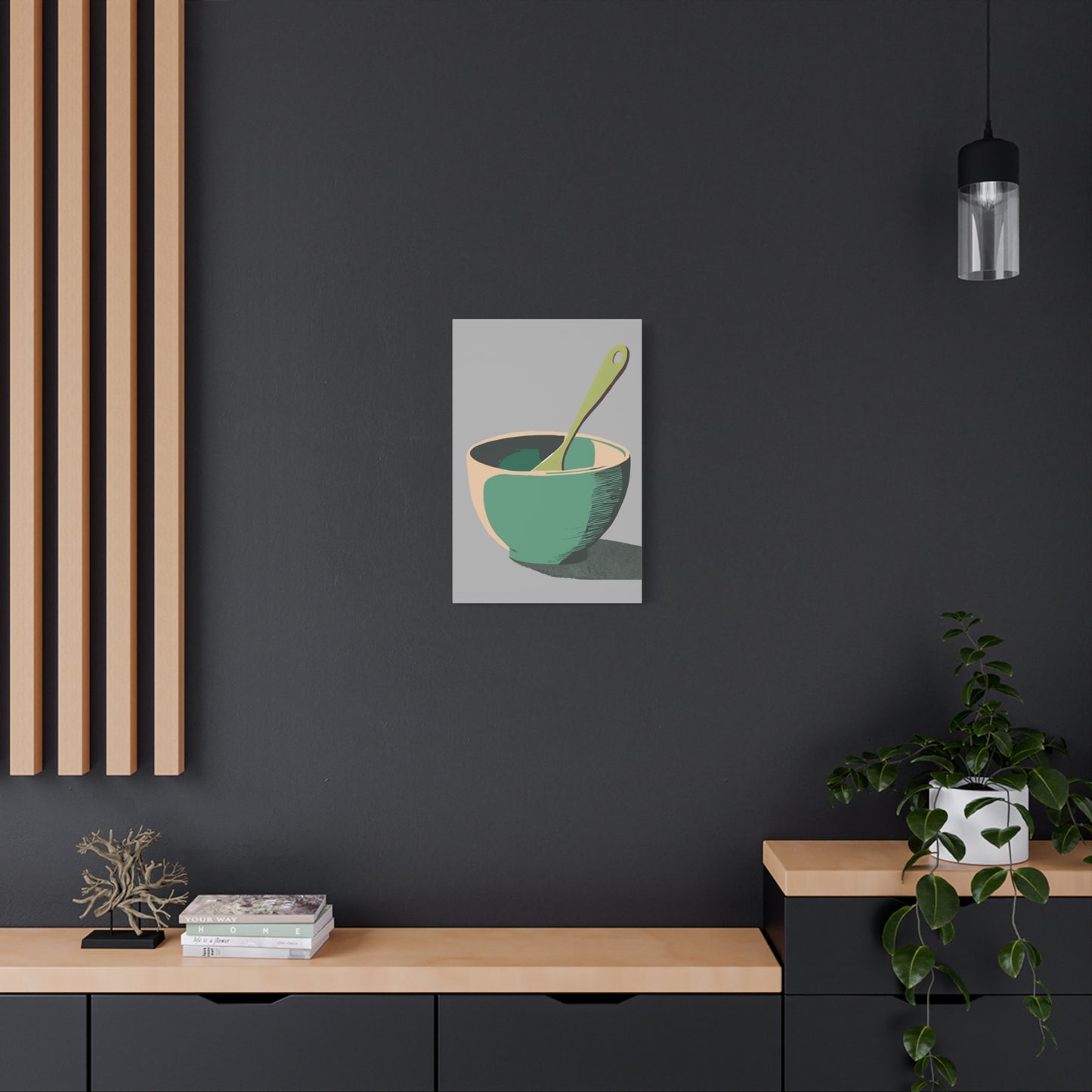 Simple Mixing Bowl Art Print Matte Canvas, Stretched, 1.25"