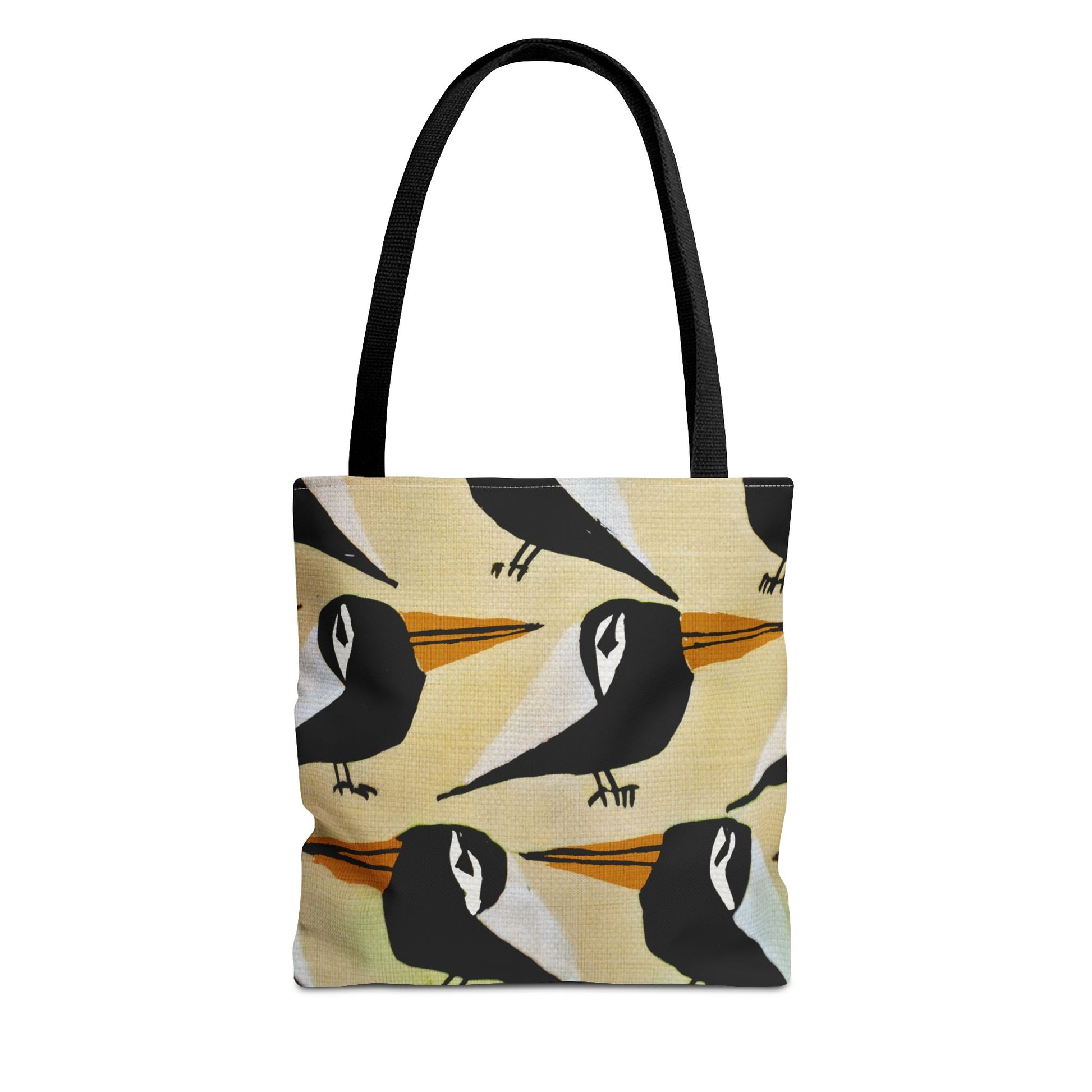Whimsical Bird Pattern Tote Bag, Eco-Friendly Shopping Bag, Beach Tote, Gift for Nature Lovers, Summer Accessory, Lightweight Carryall