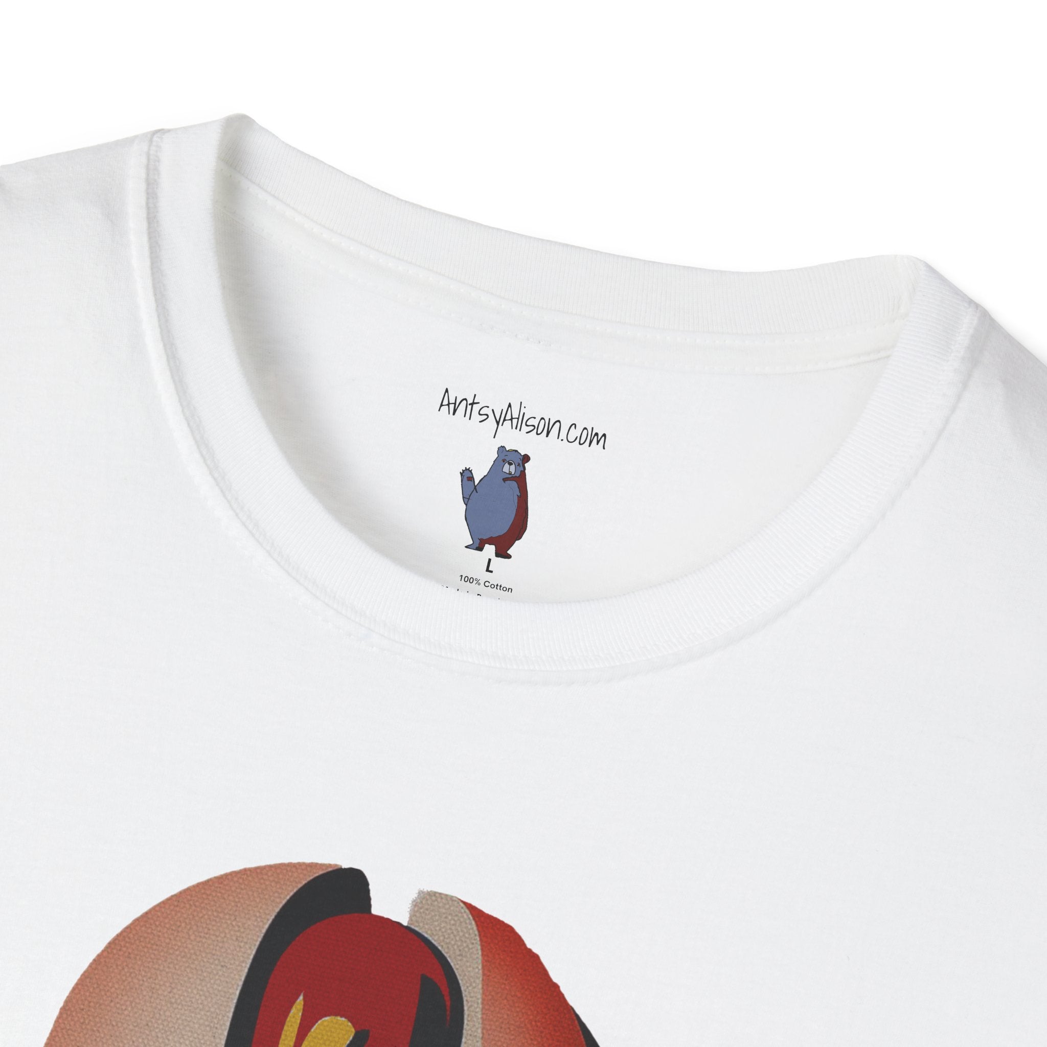 Hot Dog Graphic Art Tee - 100% Cotton T-Shirt