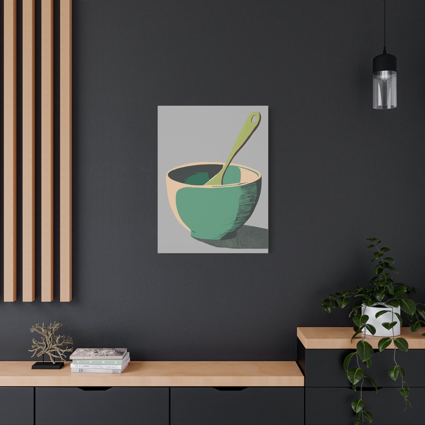Simple Mixing Bowl Art Print Matte Canvas, Stretched, 1.25"