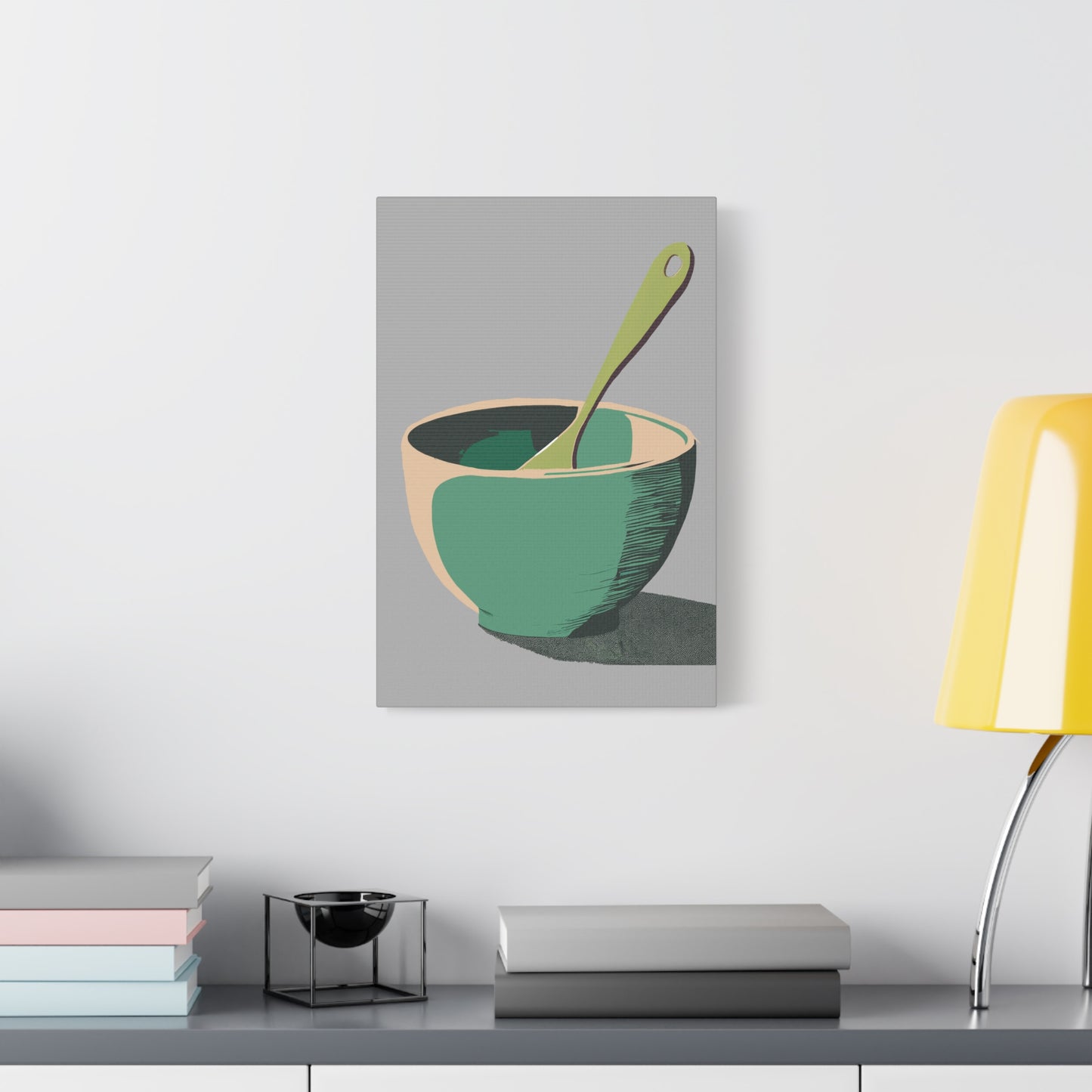 Simple Mixing Bowl Art Print Matte Canvas, Stretched, 1.25"