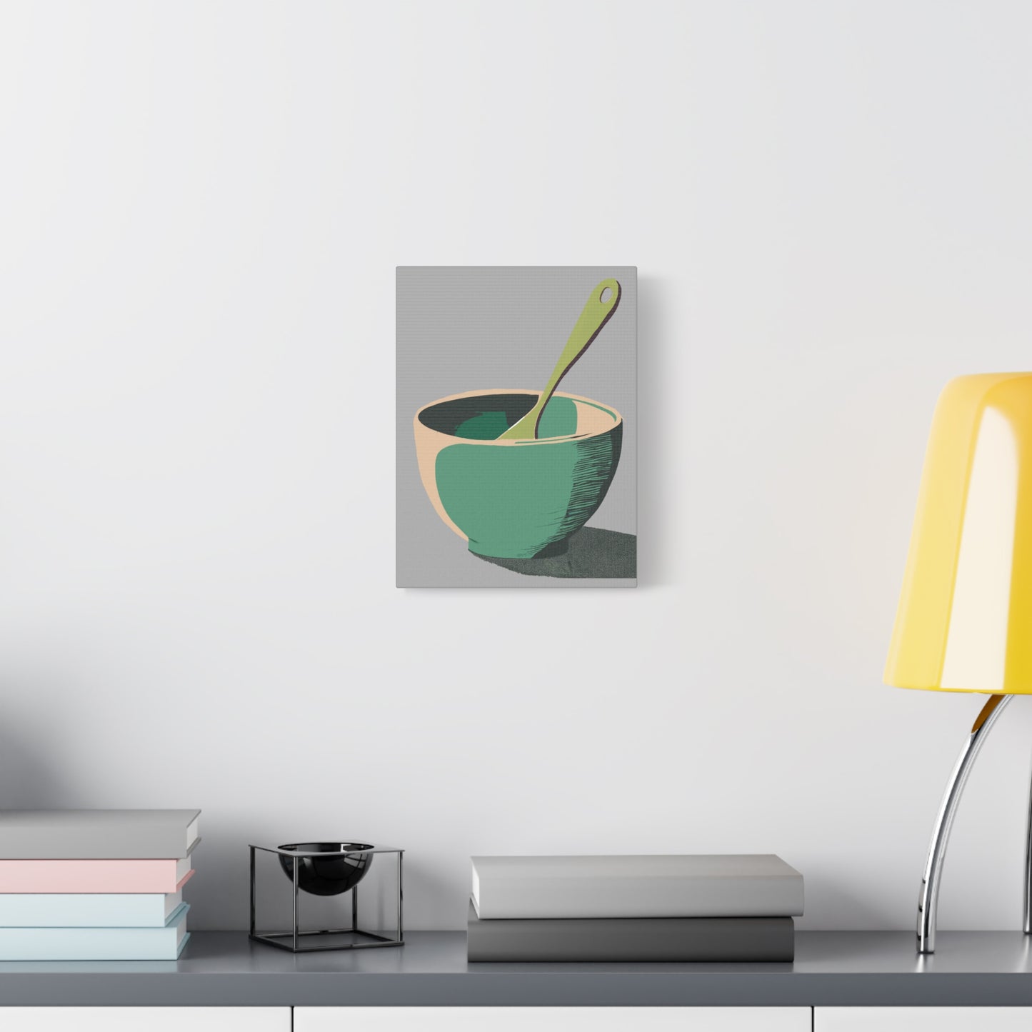 Simple Mixing Bowl Art Print Matte Canvas, Stretched, 1.25"