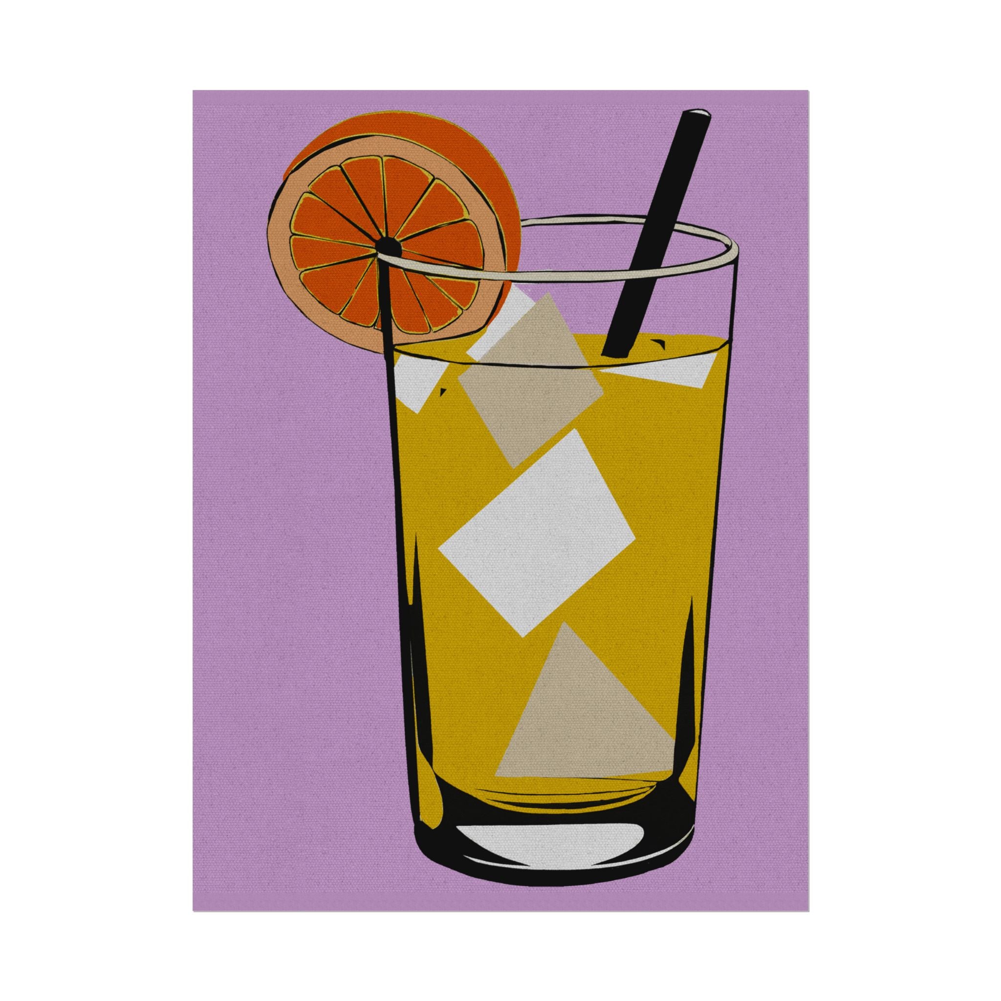 Comfort Food Pop Art Print - Lemonade Rolled Poster | Wall Art, Midwest Mod, Comfort Food, Lemonade, Lemons, Refreshment