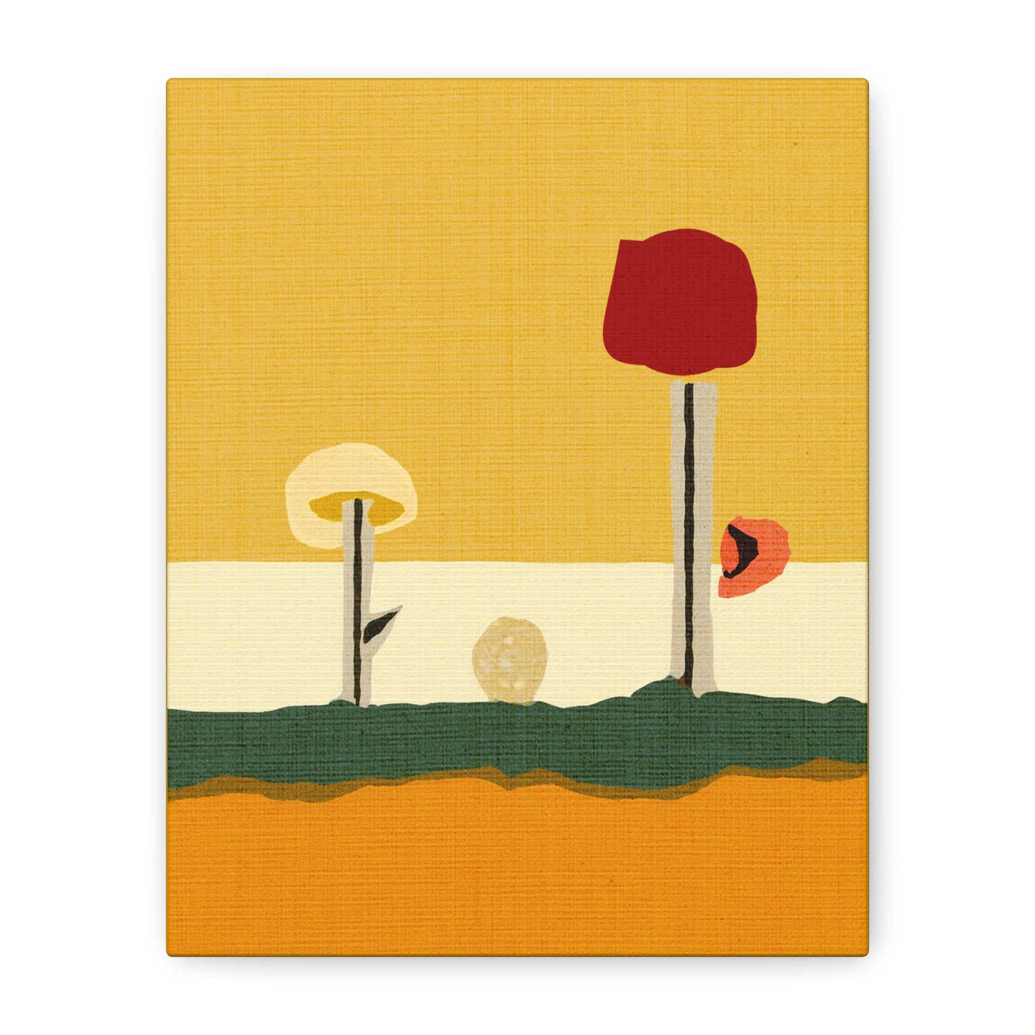 Midwest Mod Collage Recalled Art Print - Matte Canvas, Stretched, 1.25"