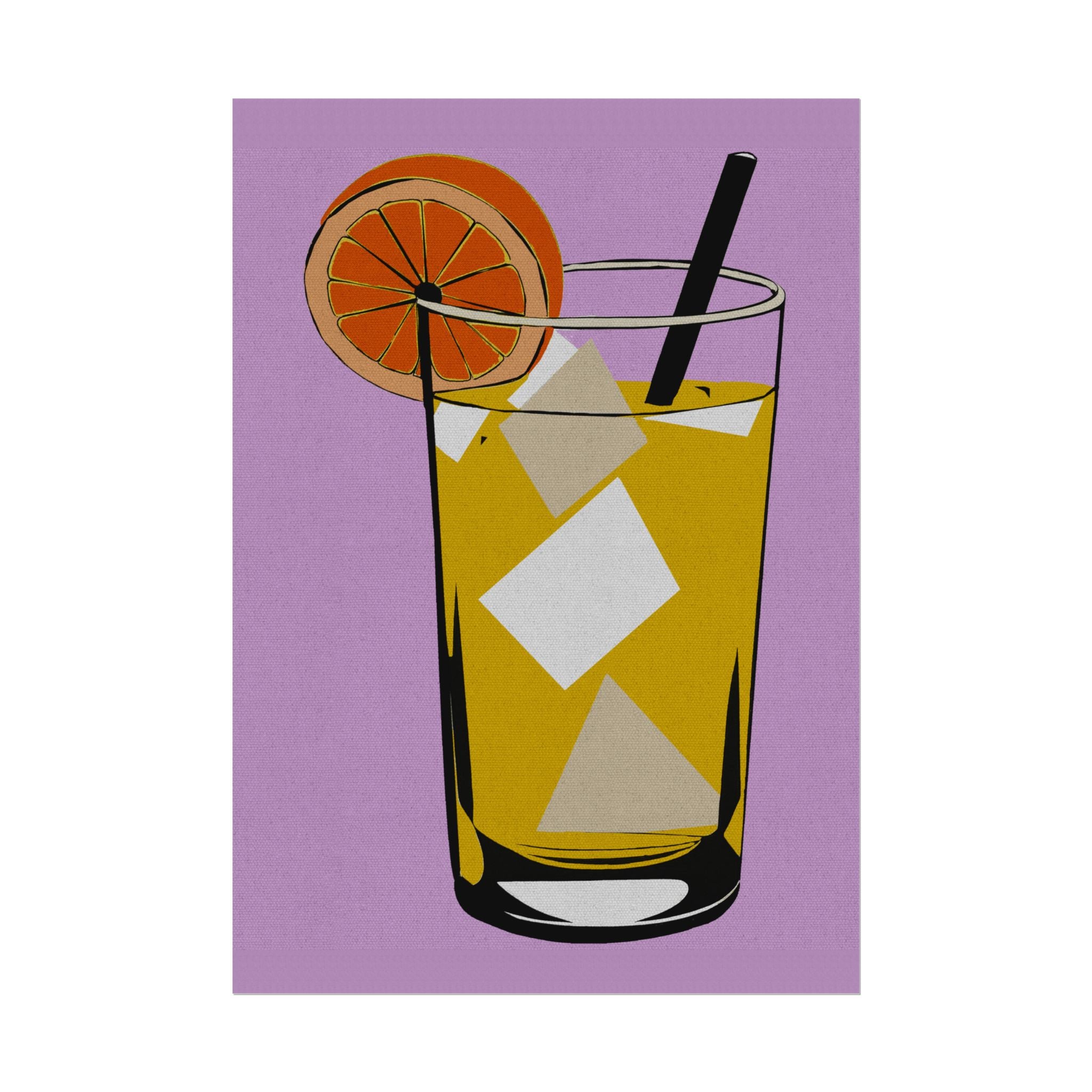 Comfort Food Pop Art Print - Lemonade Rolled Poster | Wall Art, Midwest Mod, Comfort Food, Lemonade, Lemons, Refreshment