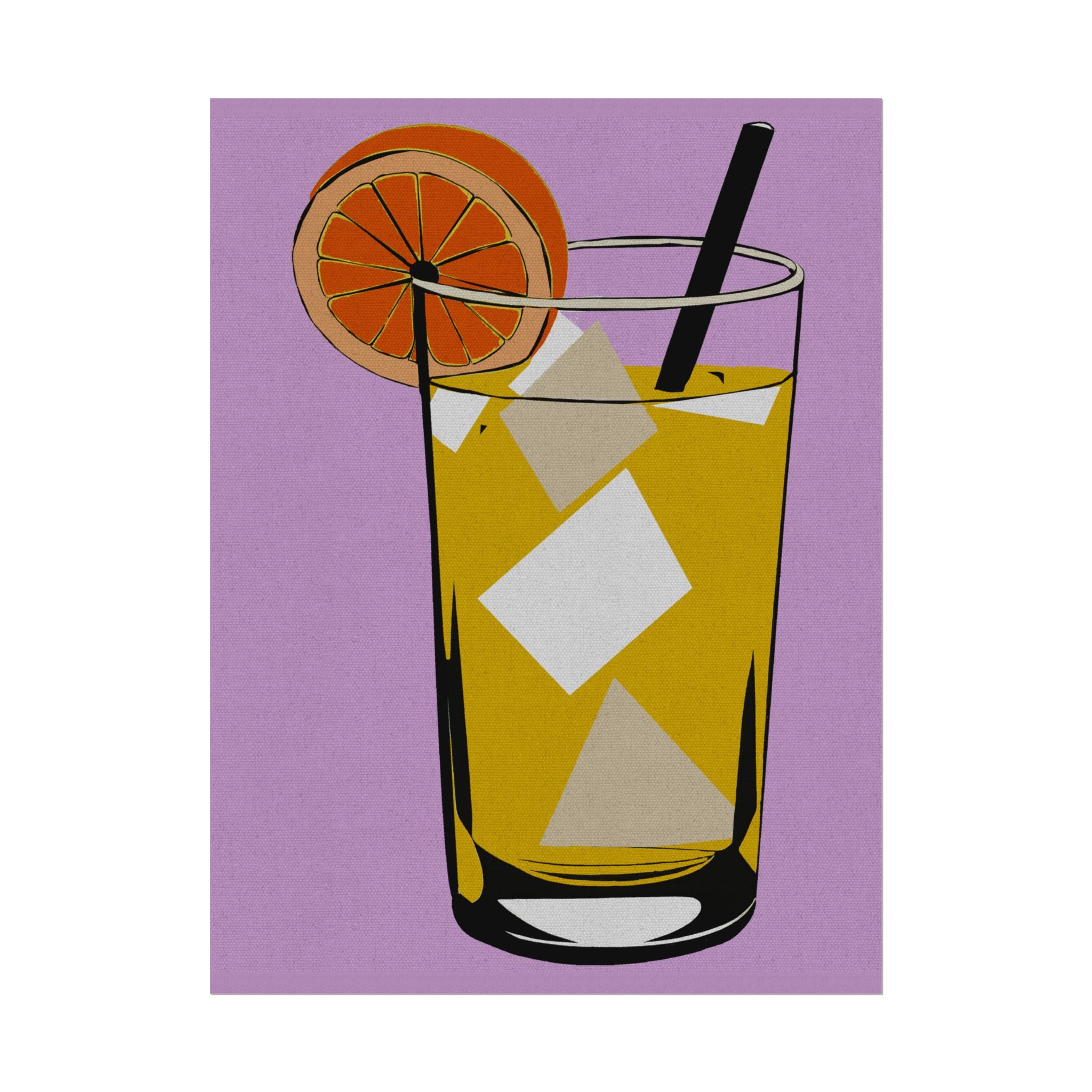 Comfort Food Pop Art Print - Lemonade Rolled Poster | Wall Art, Midwest Mod, Comfort Food, Lemonade, Lemons, Refreshment