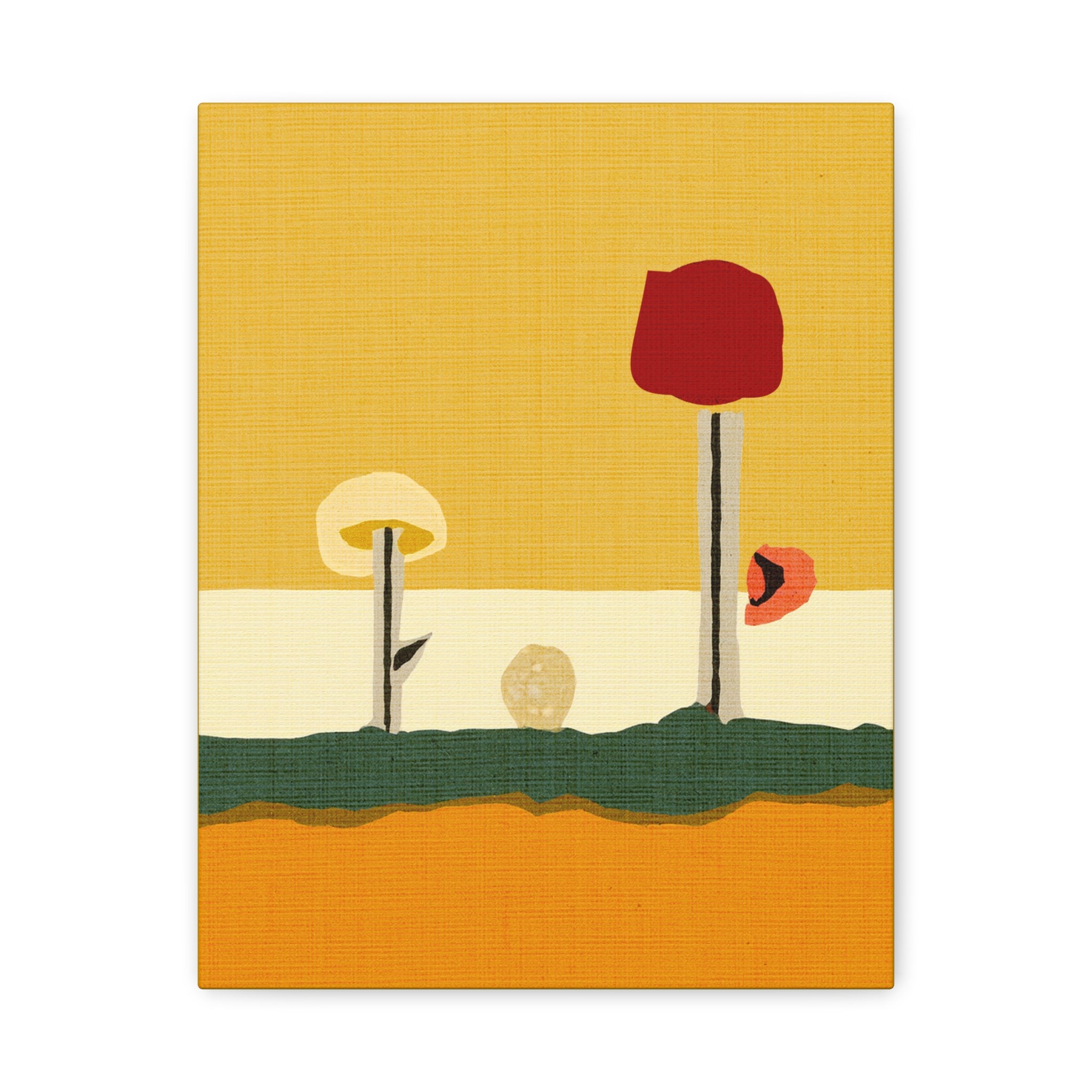 Midwest Mod Collage Recalled Art Print - Matte Canvas, Stretched, 1.25"