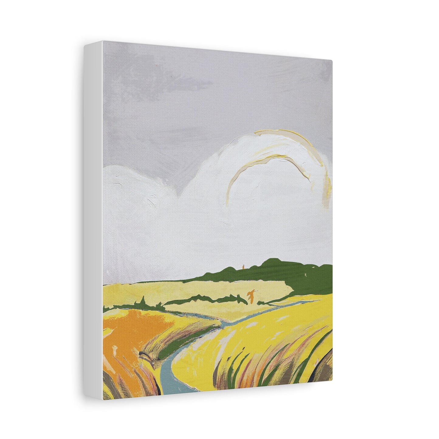 Midwest Modern Spring Landscape Print - Matte Canvas, Stretched, 1.25"