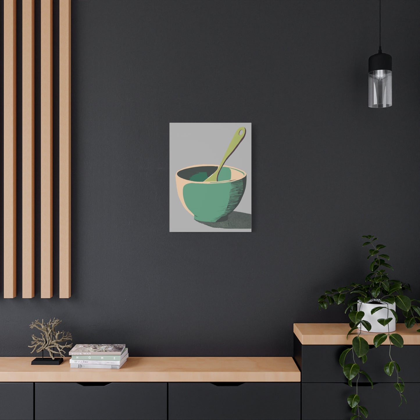 Simple Mixing Bowl Art Print Matte Canvas, Stretched, 1.25"