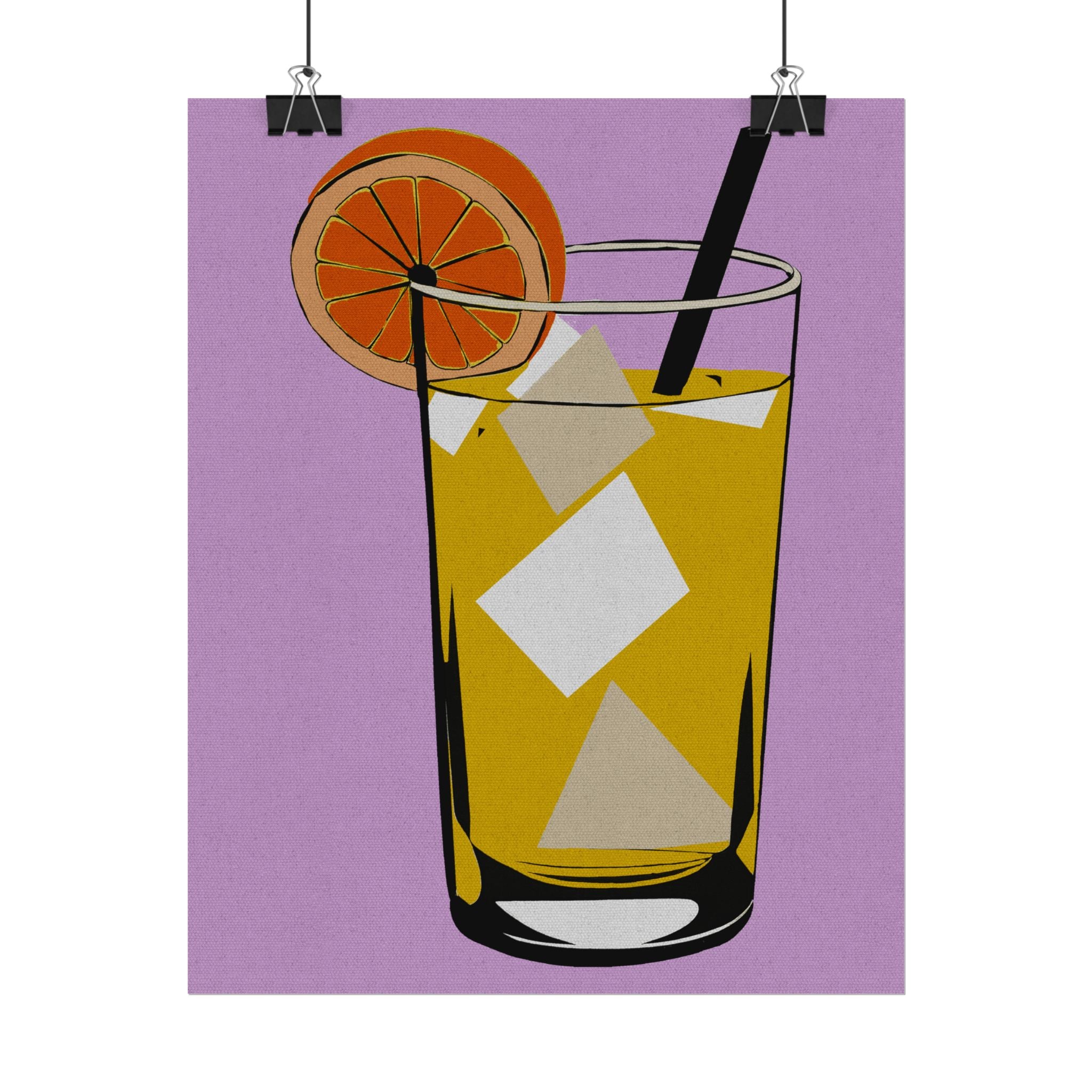 Comfort Food Pop Art Print - Lemonade Rolled Poster | Wall Art, Midwest Mod, Comfort Food, Lemonade, Lemons, Refreshment