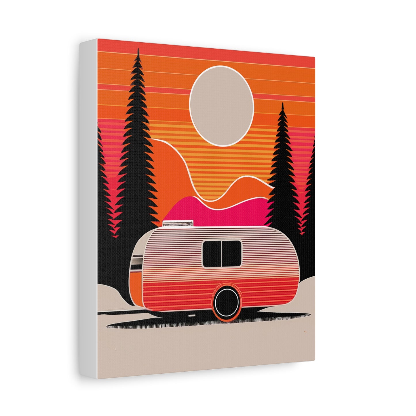Midwest Modern Travel Activity Camper Print - Matte Canvas, Stretched, 1.25"