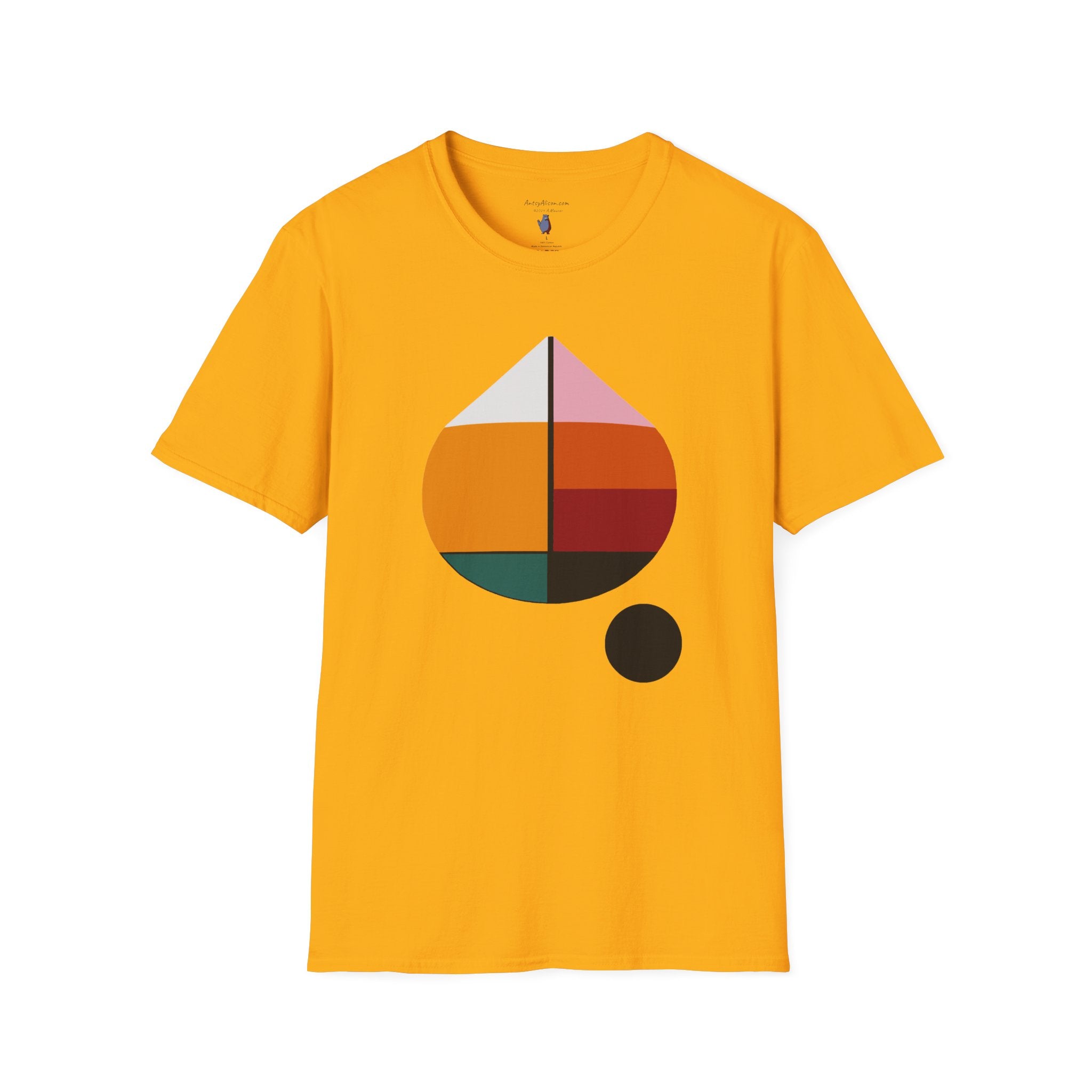 MCM Inspired Tear Drop - Unisex Softstyle Graphic T-Shirt