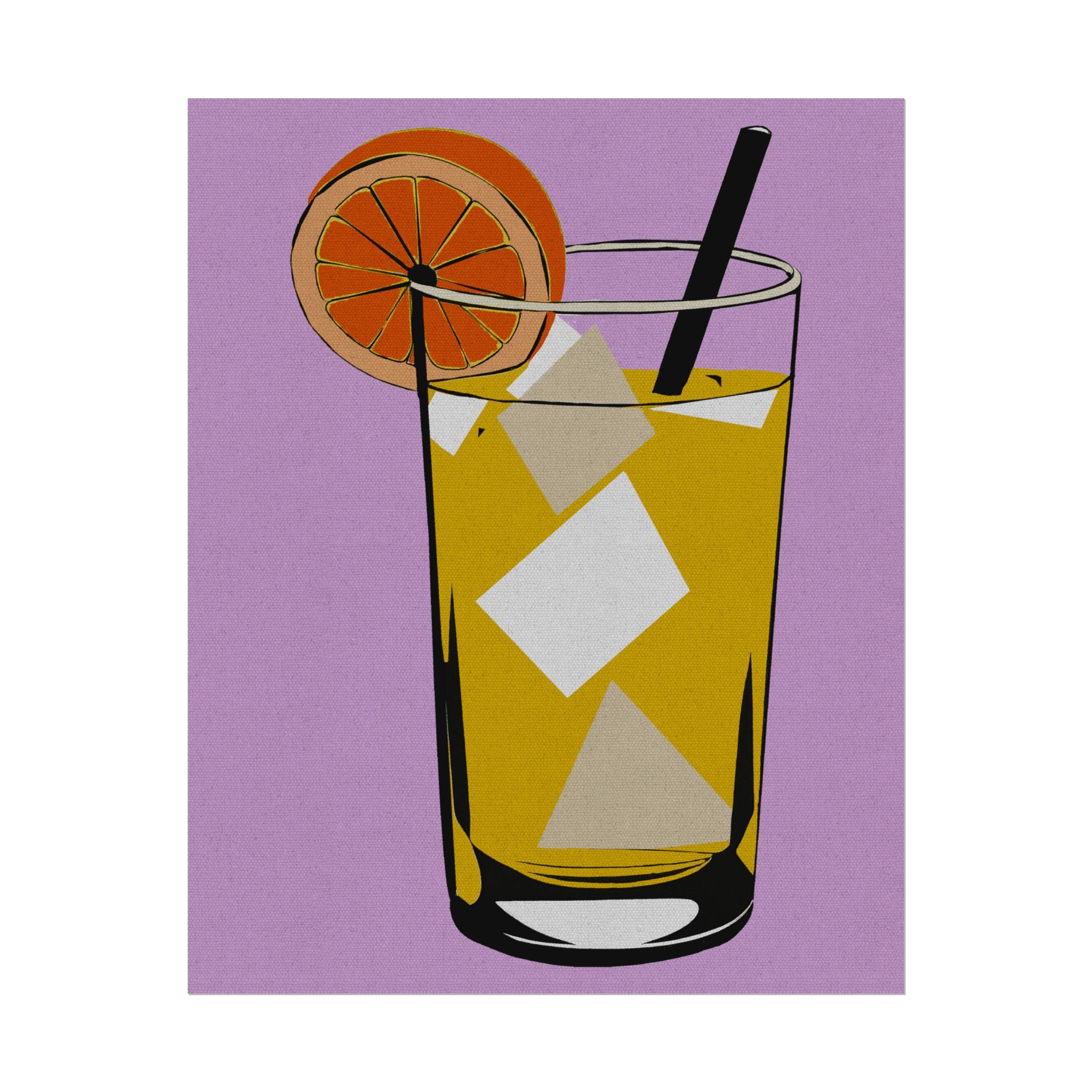 Comfort Food Pop Art Print - Lemonade Rolled Poster | Wall Art, Midwest Mod, Comfort Food, Lemonade, Lemons, Refreshment