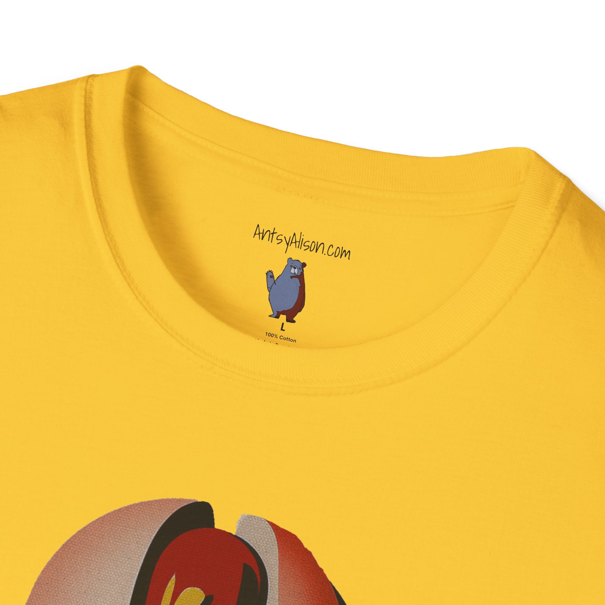 Hot Dog Graphic Art Tee - 100% Cotton T-Shirt