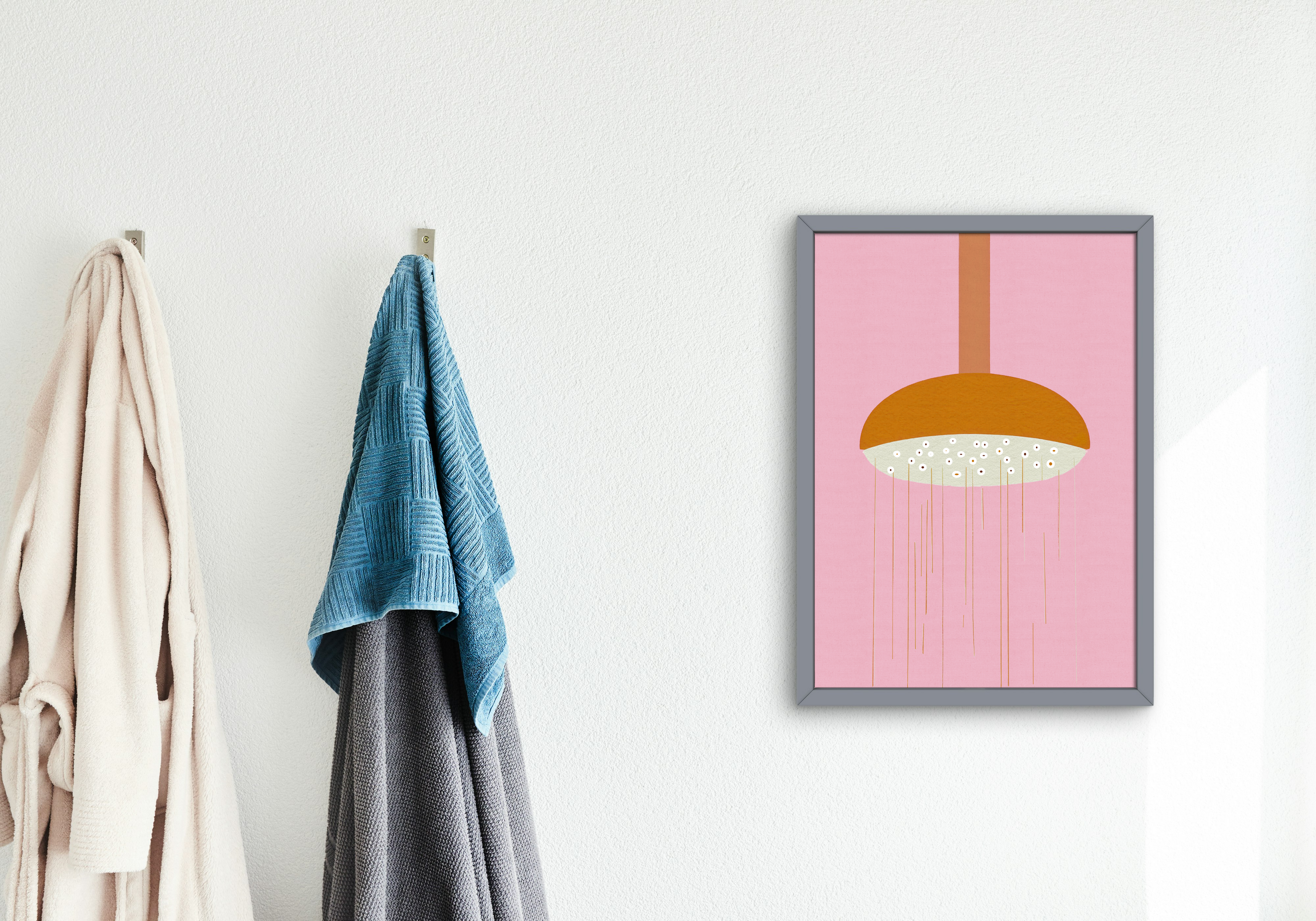 MCM Inspired Pop Art Shower Head No. 2 Canvas Gallery Wrap