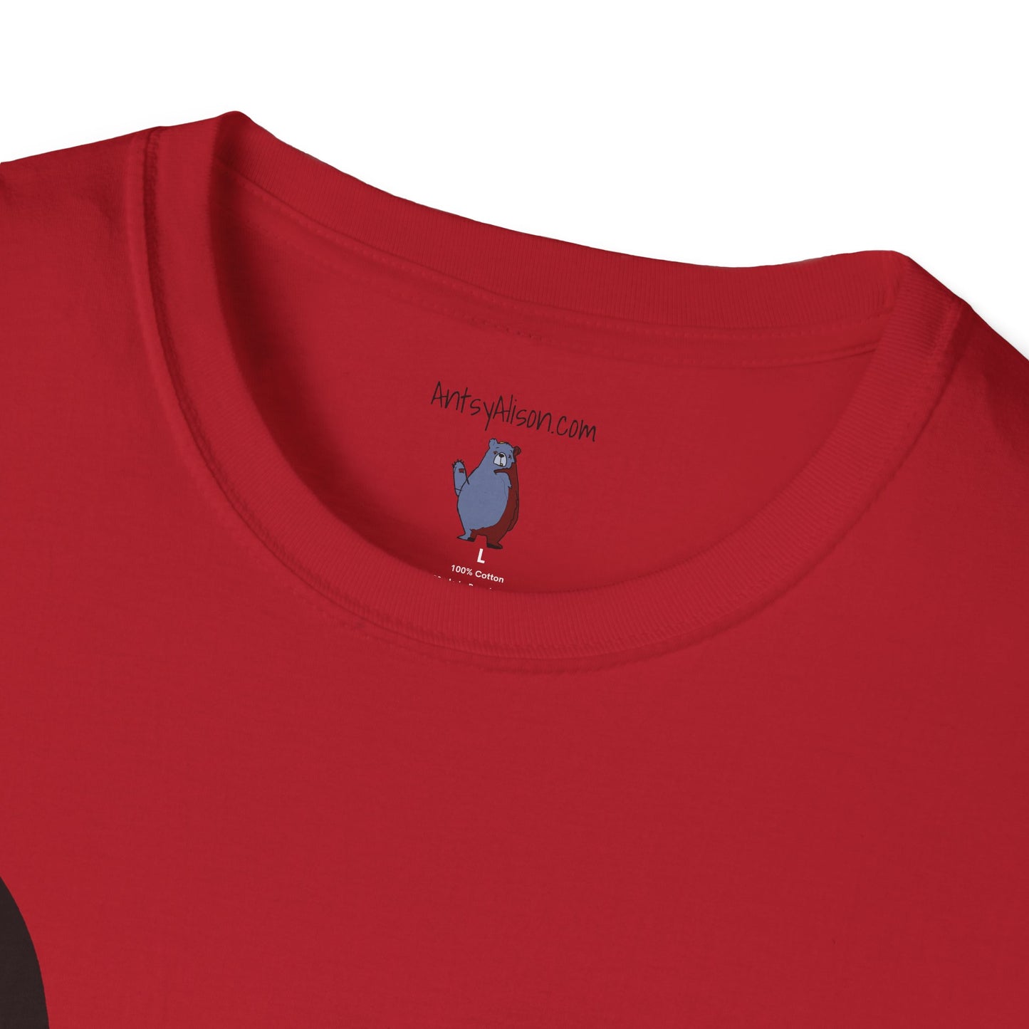 Running Silhouette Fox Graphic Art Tee - 100% Cotton T-Shirt