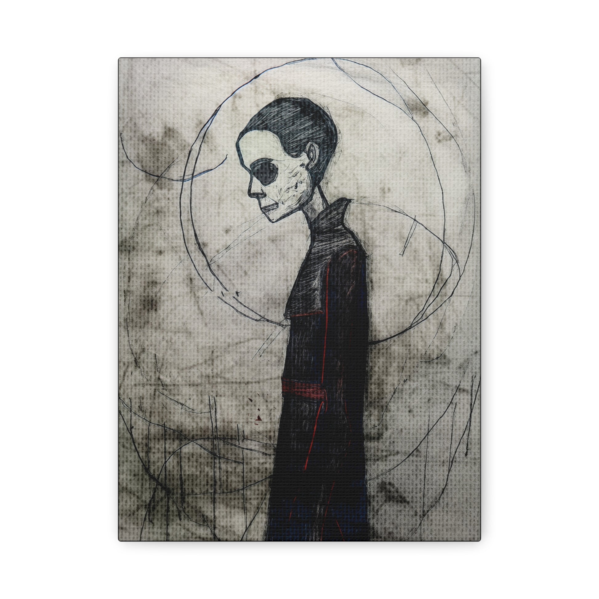 Vampire in Training Art Print - Matte Canvas, Stretched, 1.25"