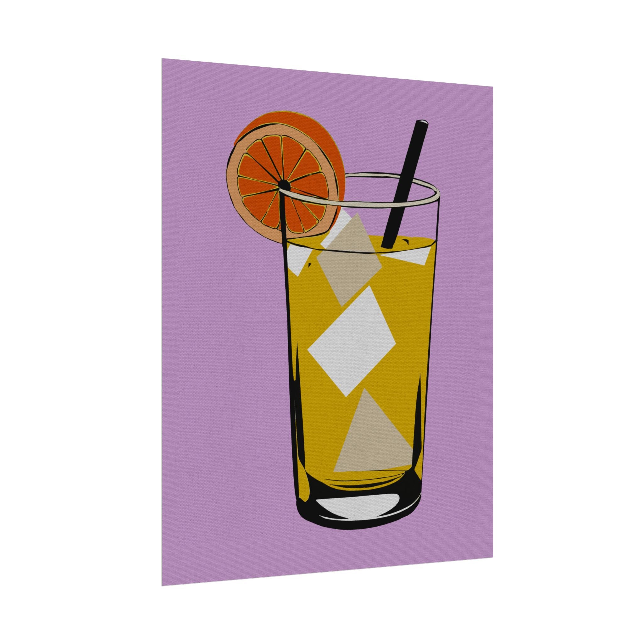 Comfort Food Pop Art Print - Lemonade Rolled Poster | Wall Art, Midwest Mod, Comfort Food, Lemonade, Lemons, Refreshment