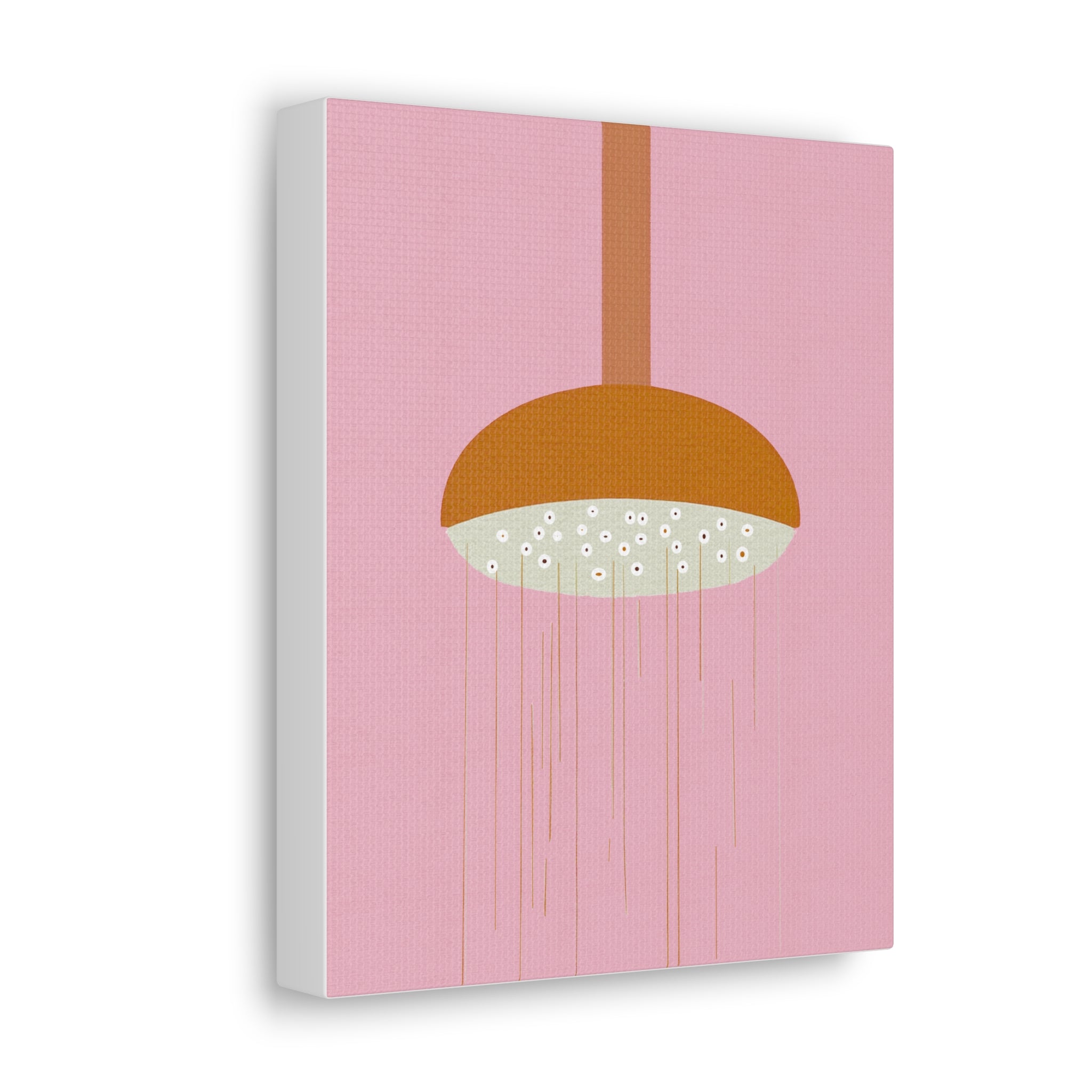 MCM Inspired Pop Art Shower Head No. 2 Canvas Gallery Wrap