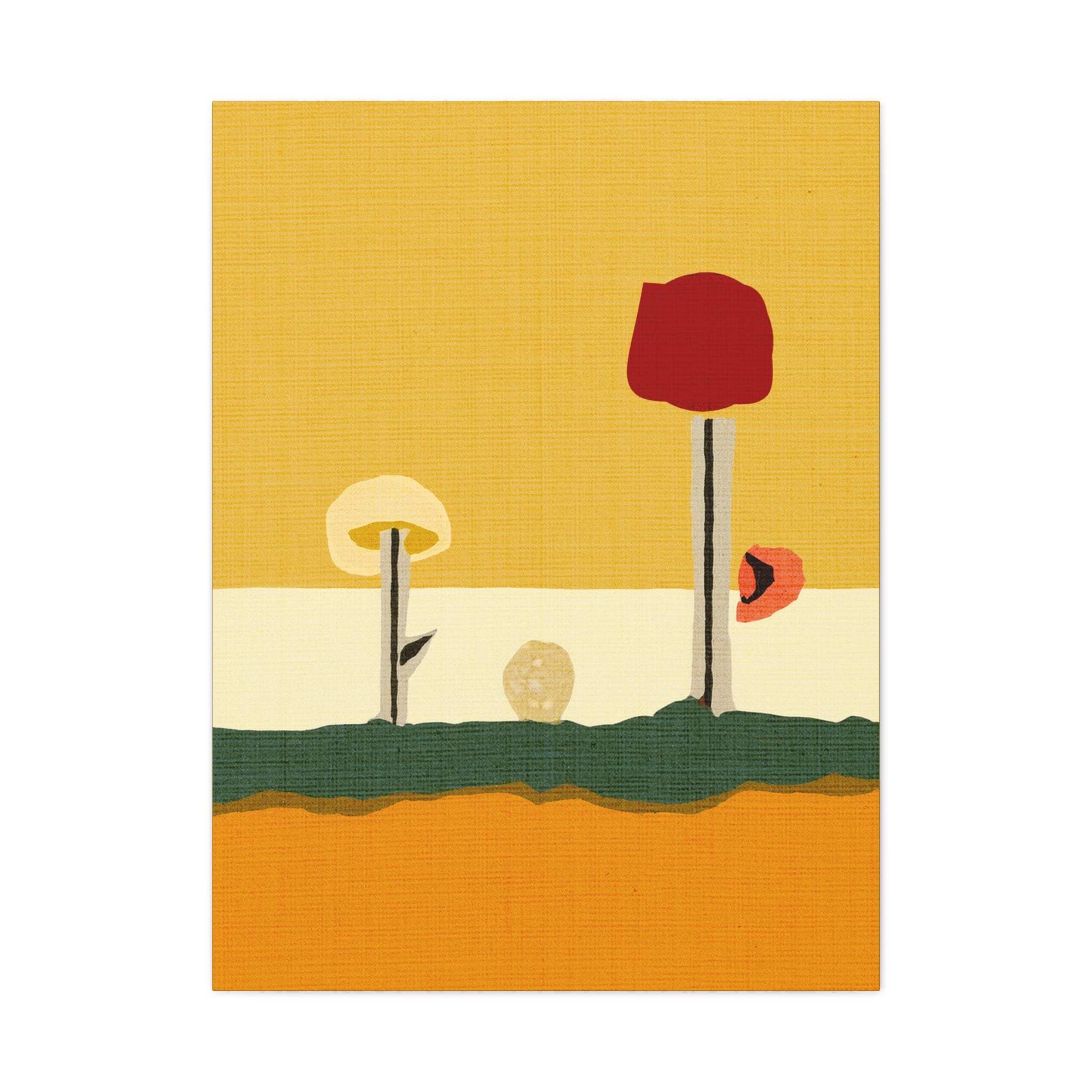 Midwest Mod Collage Recalled Art Print - Matte Canvas, Stretched, 1.25"