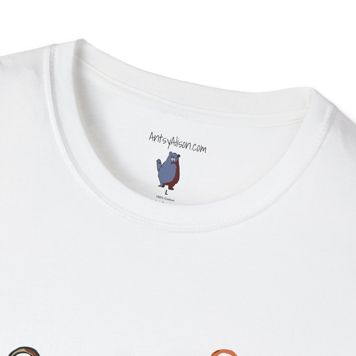 Three Frog Friends Graphic Art Print - 100% Cotton T-Shirt