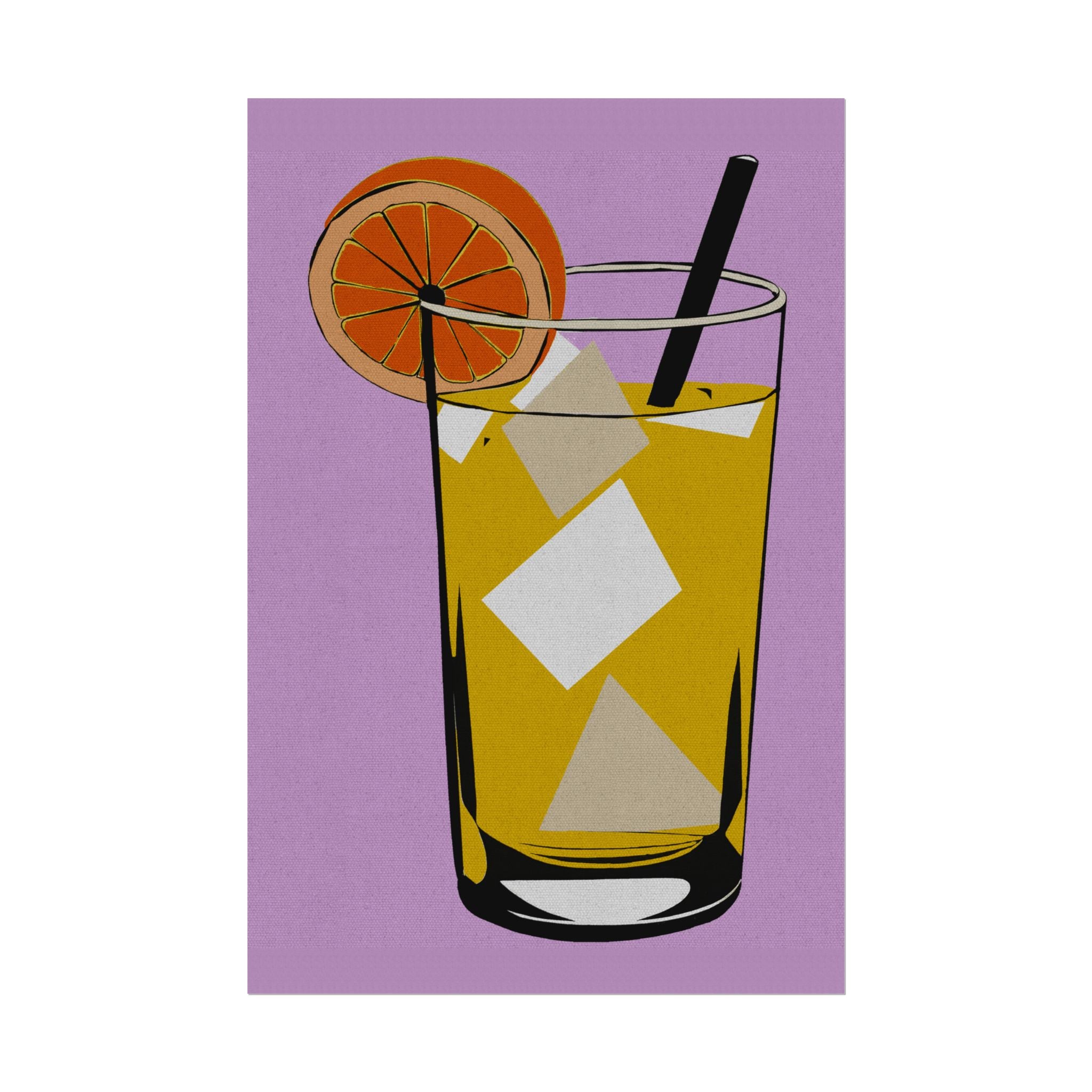 Comfort Food Pop Art Print - Lemonade Rolled Poster | Wall Art, Midwest Mod, Comfort Food, Lemonade, Lemons, Refreshment