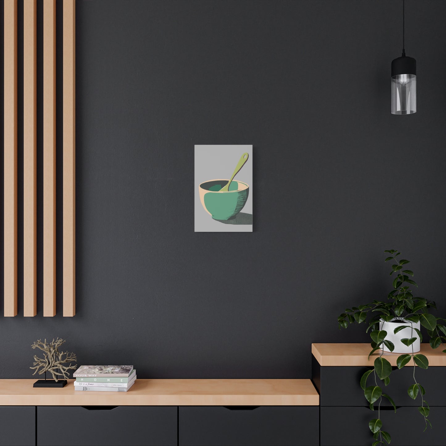 Simple Mixing Bowl Art Print Matte Canvas, Stretched, 1.25"