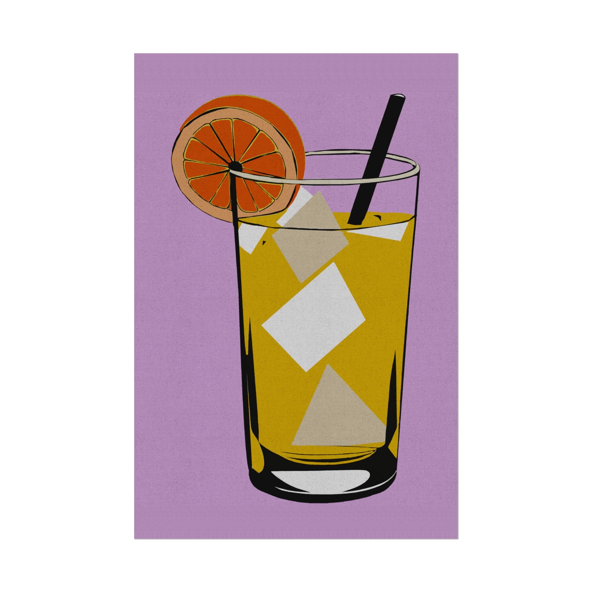 Comfort Food Pop Art Print - Lemonade Rolled Poster | Wall Art, Midwest Mod, Comfort Food, Lemonade, Lemons, Refreshment