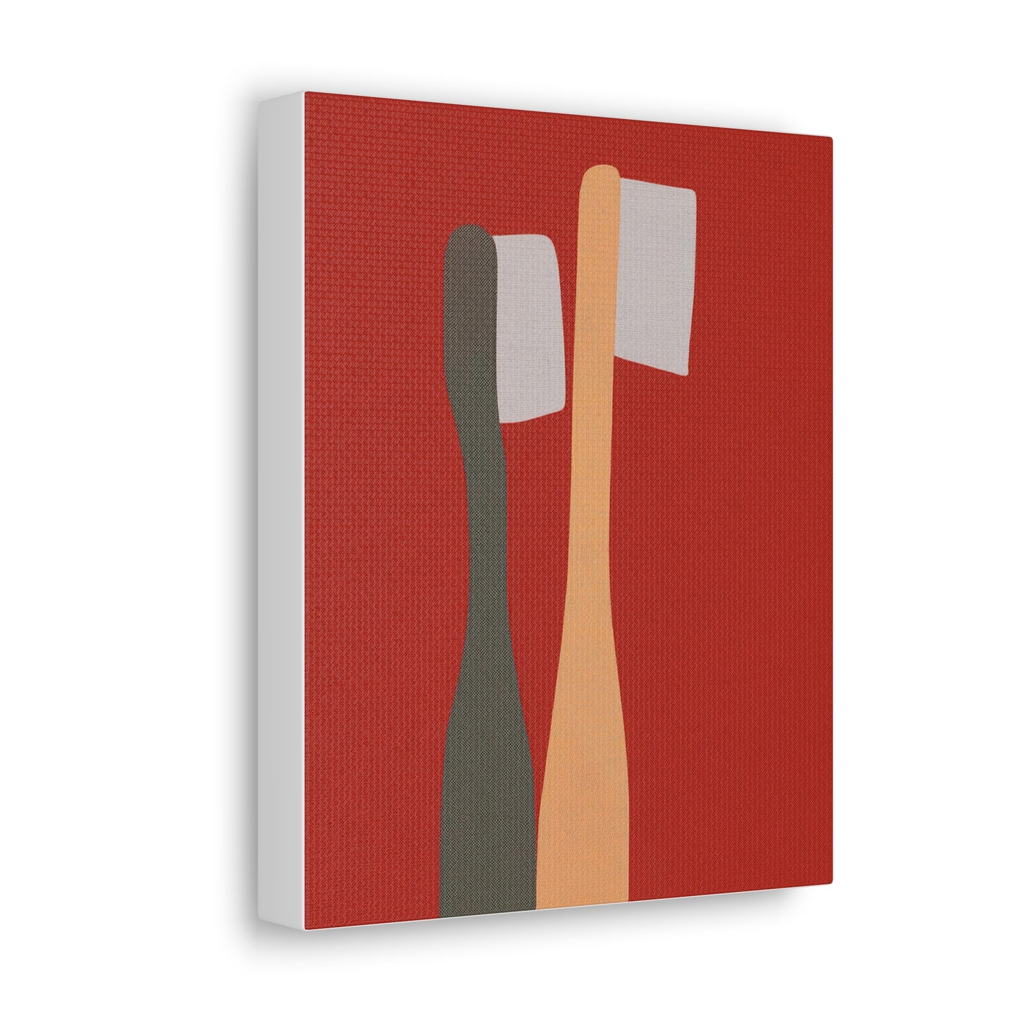 MCM Inspired Pop Art ToothBrush Toothbrushes Canvas Gallery Wrap