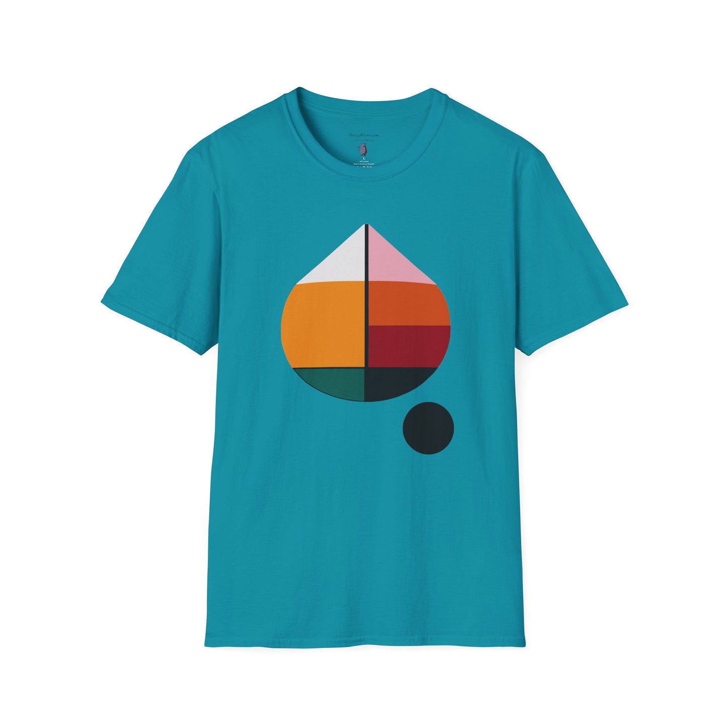 MCM Inspired Tear Drop - Unisex Softstyle Graphic T-Shirt