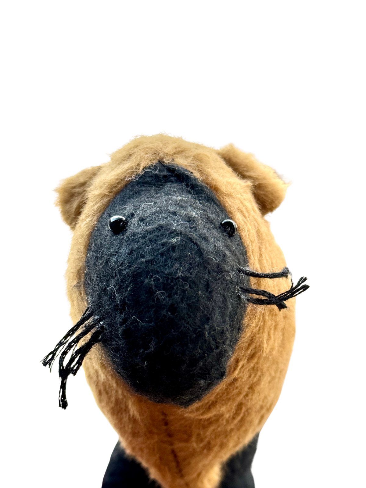 Midnight Lion Heirloom Companion - One-of-a-Kind Soft Art Sculpture - Savannah Series