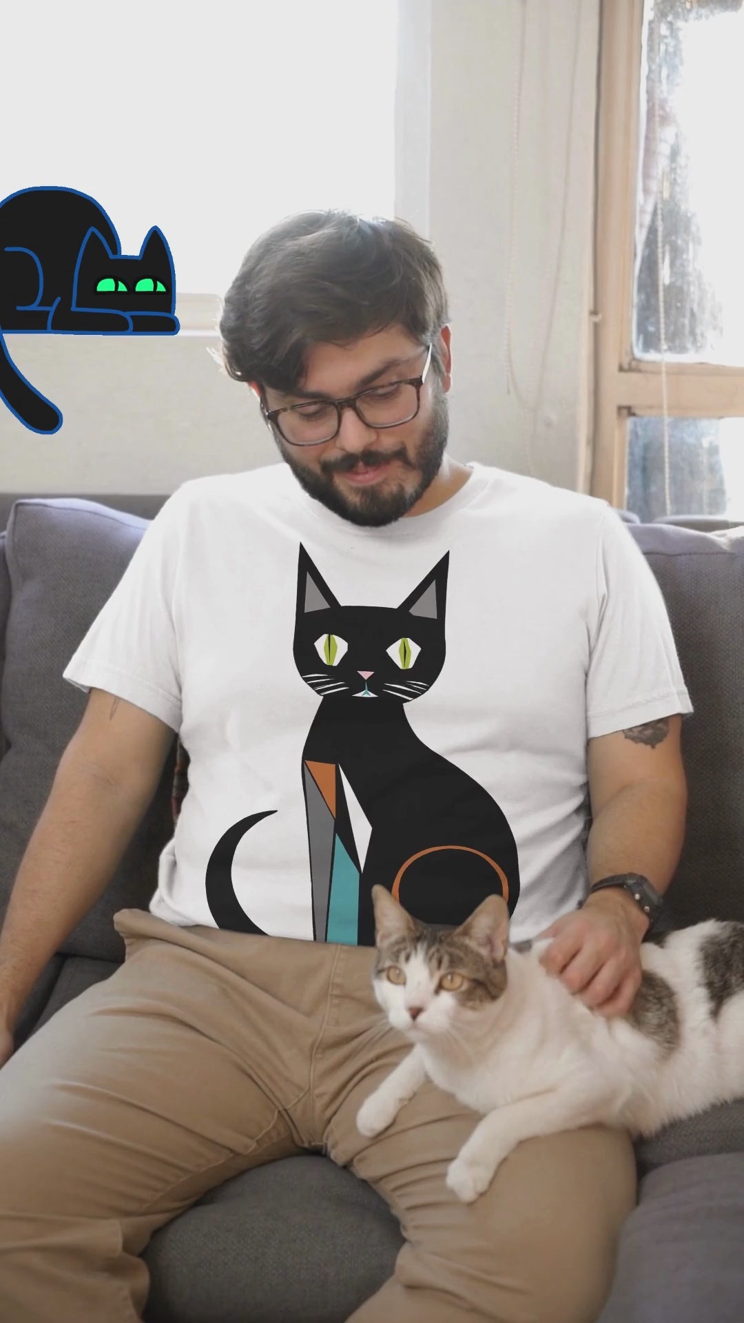 One Yellow Daisy Graphic Art Tee - 100% Cotton T-Shirt