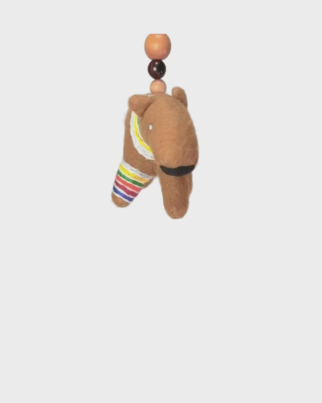 Folk Art Guardian – Hanging Soft Sculpture Ornament Bearfolk - Bob Buckbean - Woodland Collection