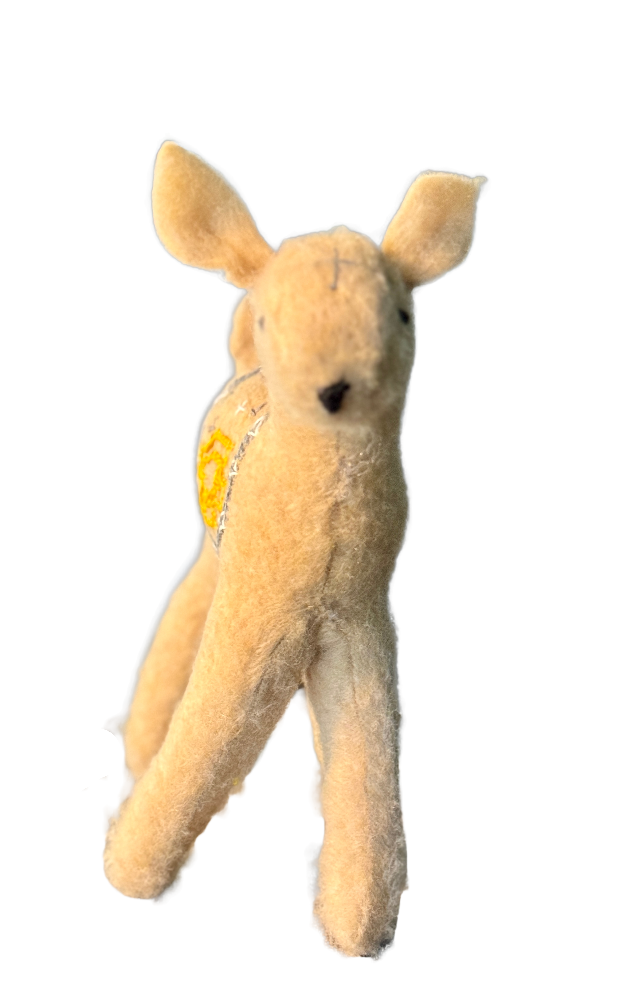 One of a Kind Deer Soft Art Textile Plush Decor