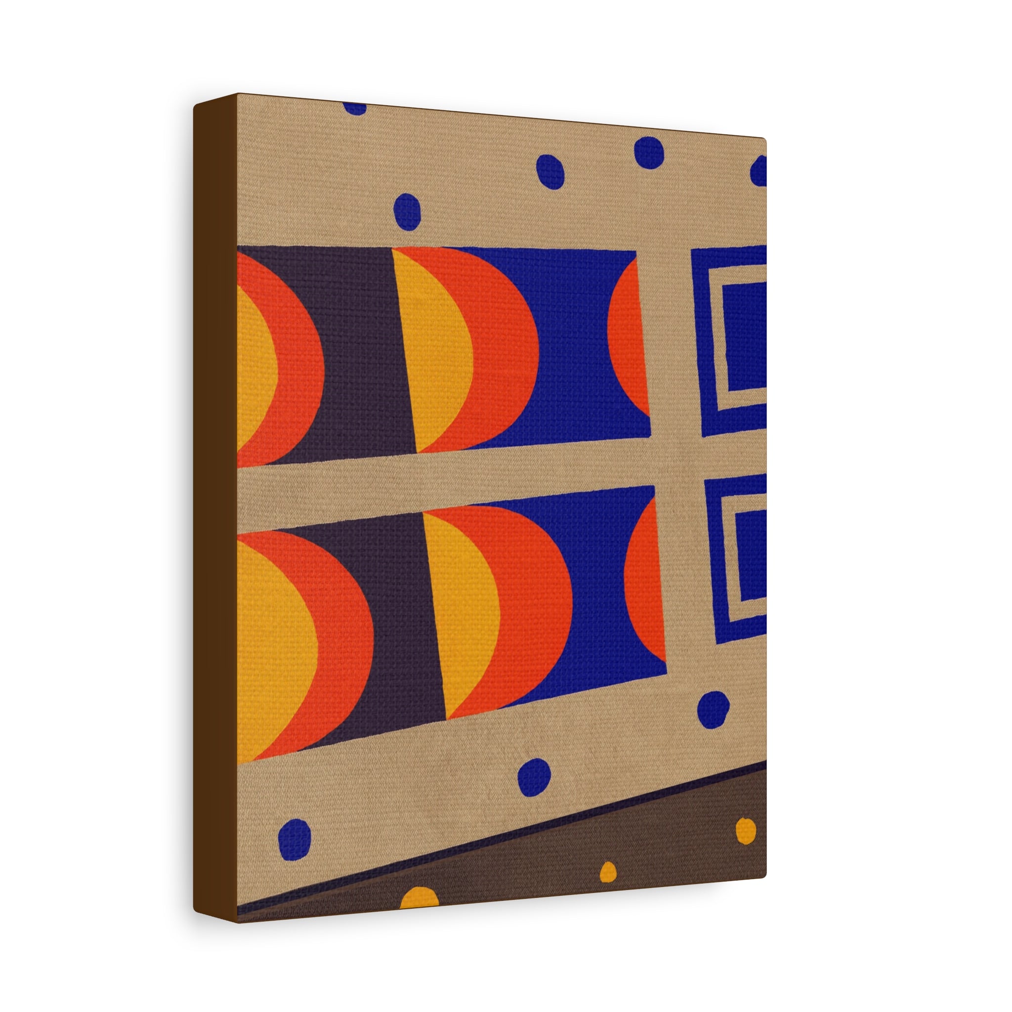 Midwest Modern Abstract Retro Game Sports Board #3 - Matte Canvas, Stretched, 1.25"