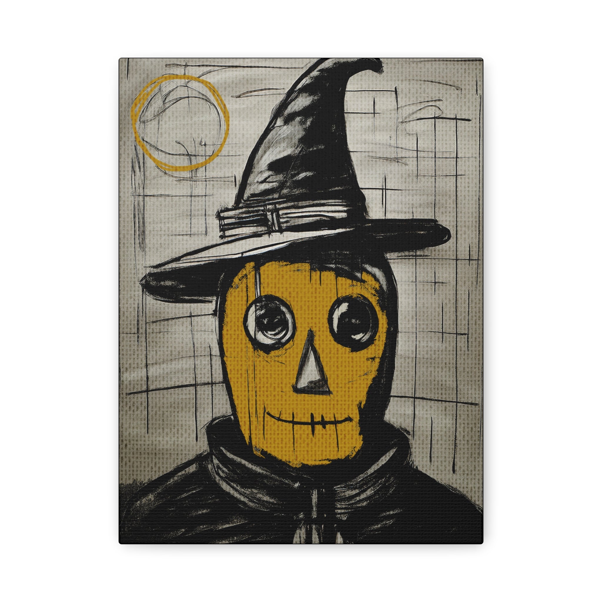 Scarecrow or Witch, You Decide Art Print  - Matte Canvas, Stretched, 1.25"