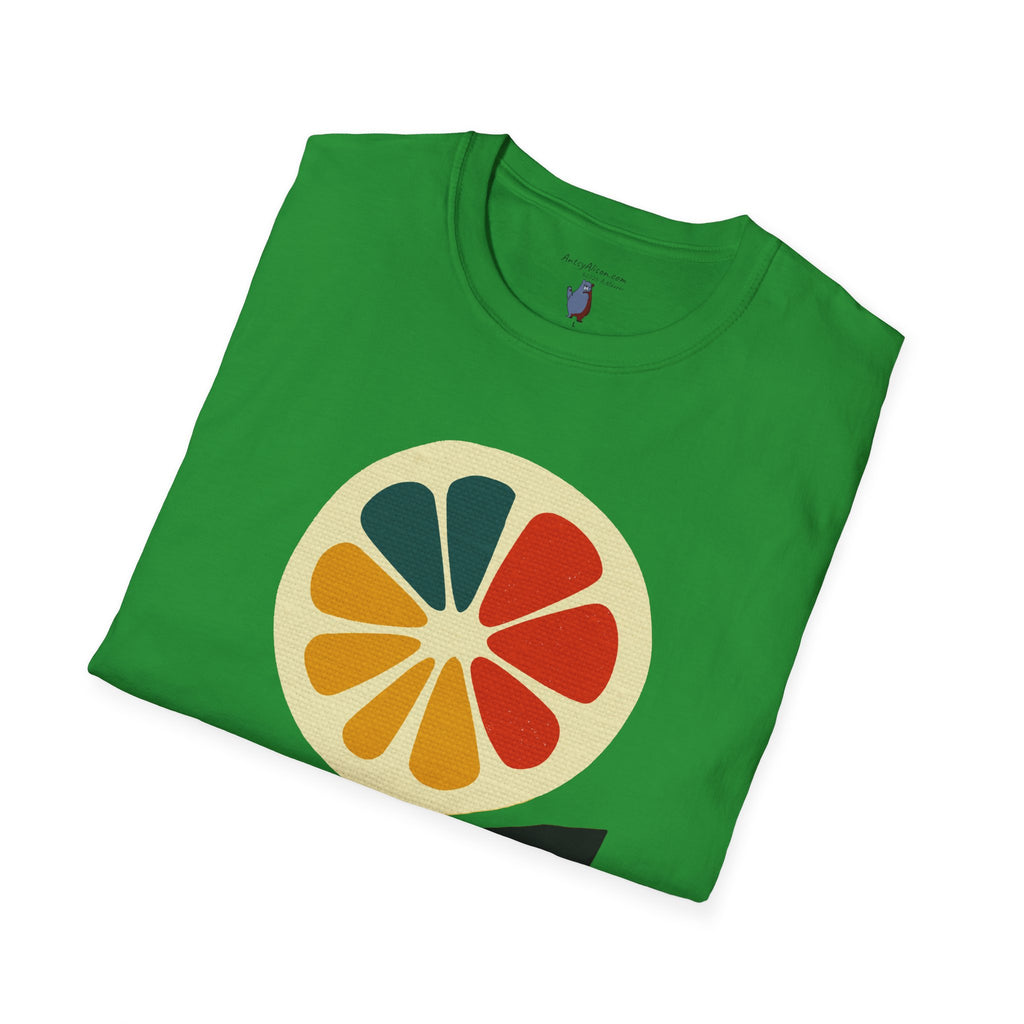 Midwest Modern Pop Art Lemon Flower - 100% Cotton Graphic Tee - unisex, pop, lemon, icon