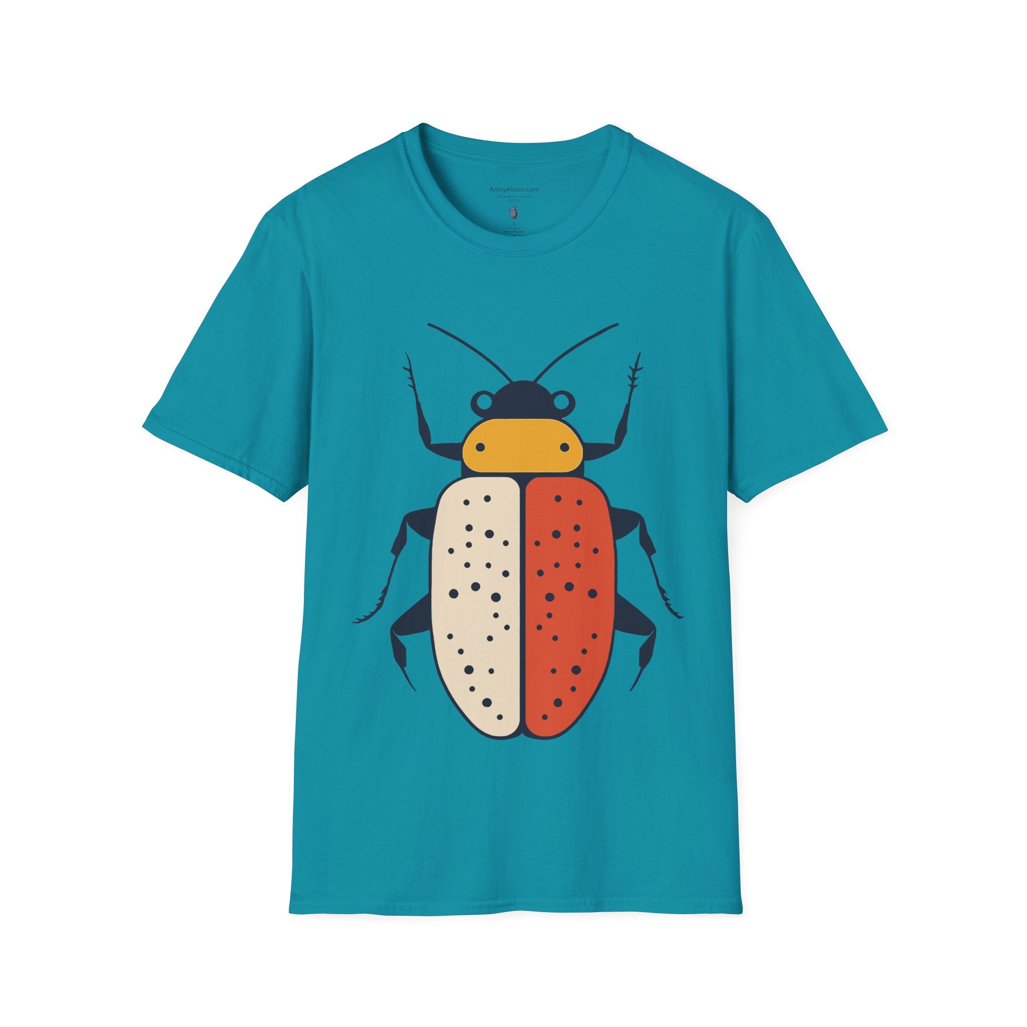 Midwest Modern Big Ol' Beetle - Unisex Softstyle T-Shirt