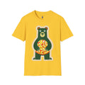 Mod Gumball Bear Graphic Art Tee - 100% Cotton T-Shirt