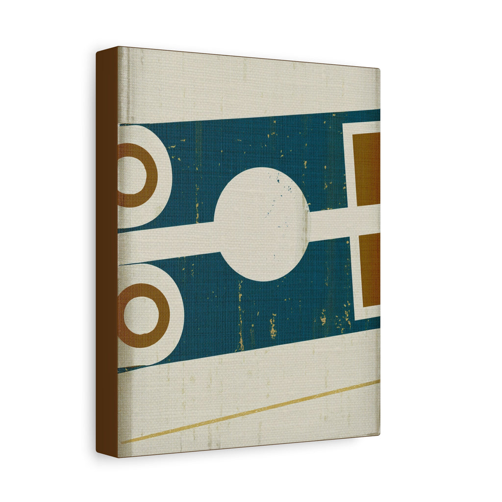 Midwest Modern Abstract Retro Game Sports Board #1 - Matte Canvas, Stretched, 1.25"