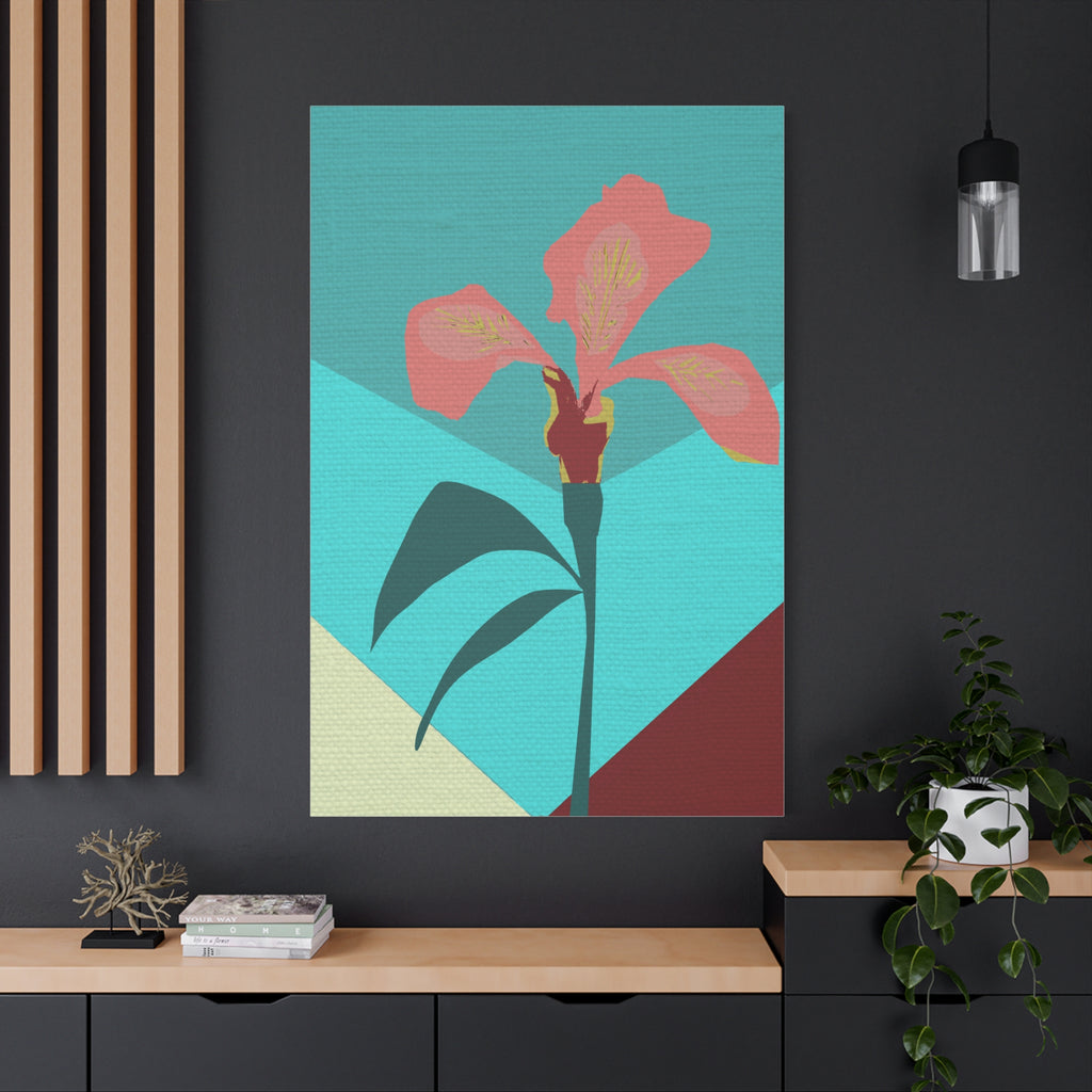Modern Abstract Iris Love - Matte Canvas, Stretched, 1.25"