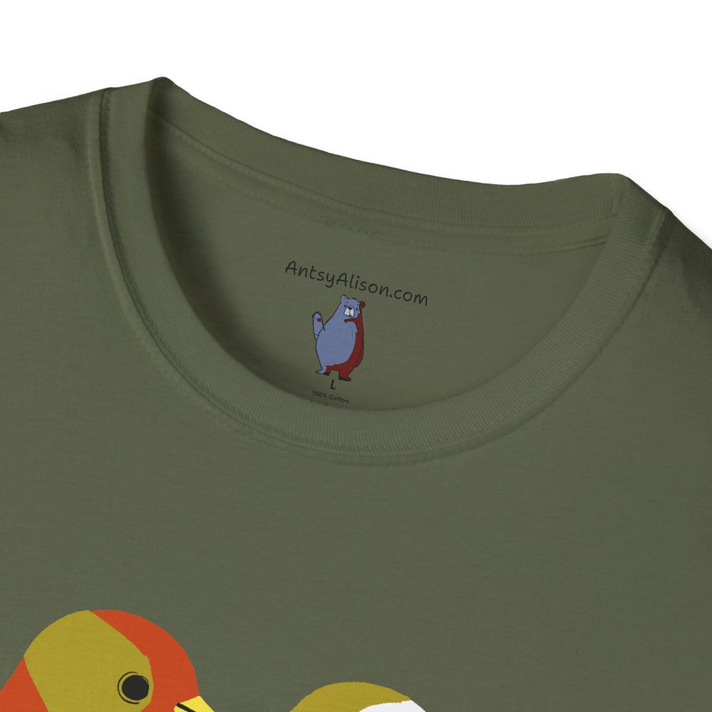 Modern Lovebirds - Unisex Softstyle T-Shirt 100% Cotton