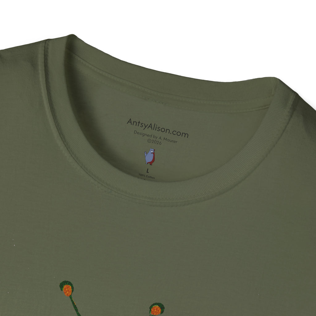 Midwest Modern Green Beetle - Unisex Softstyle T-Shirt