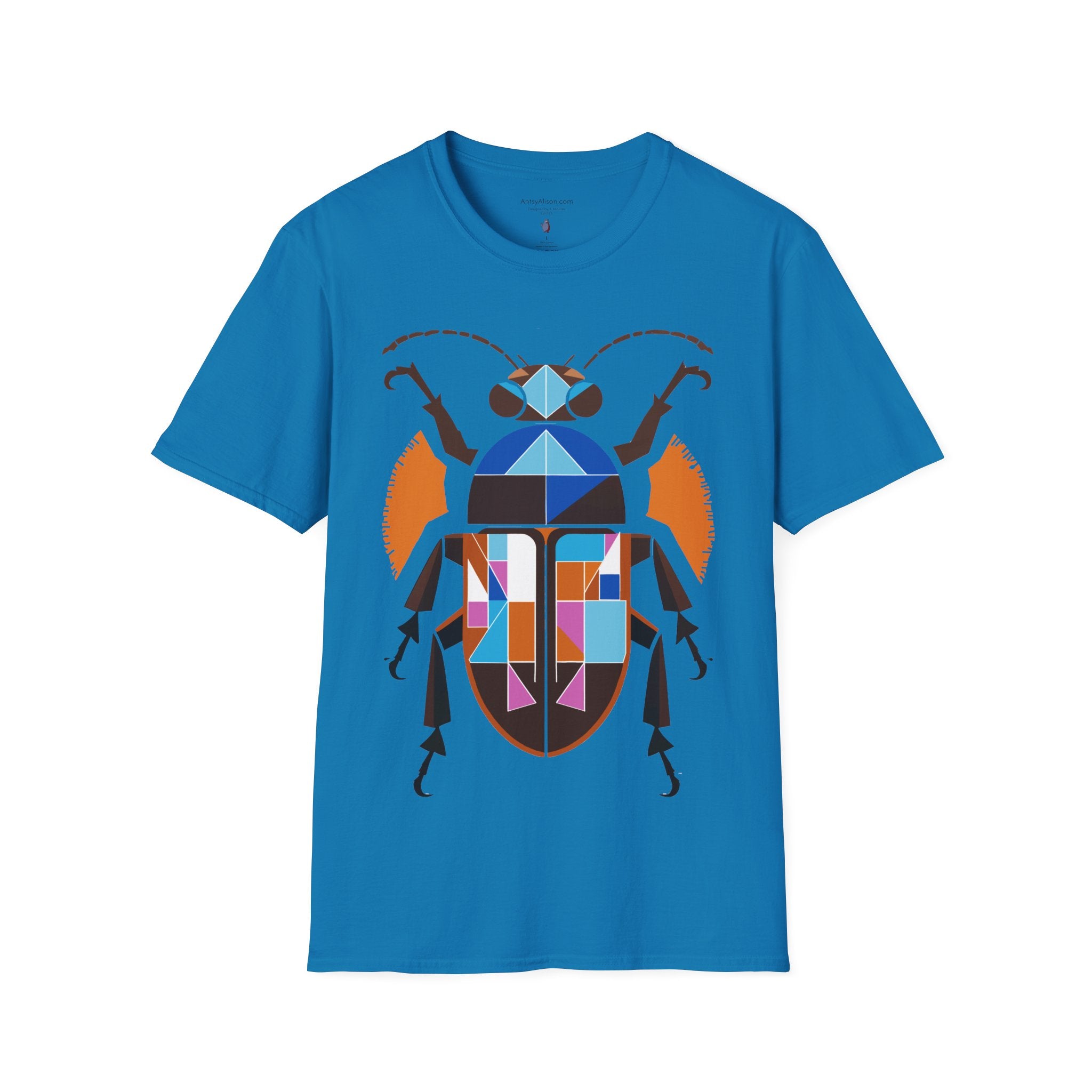 Midwest Modern Deco Beetle - Unisex Softstyle T-Shirt