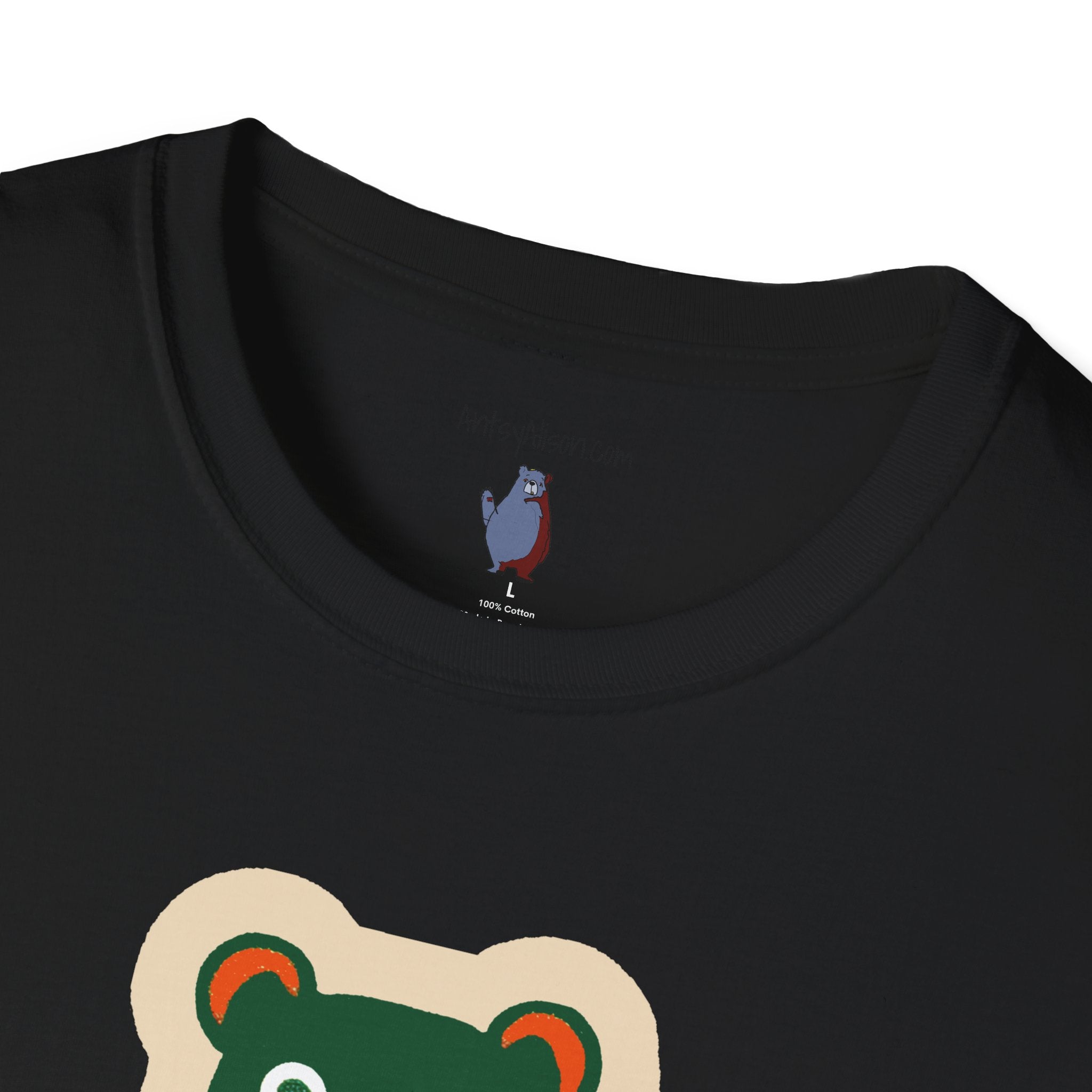 Mod Gumball Bear Graphic Art Tee - 100% Cotton T-Shirt