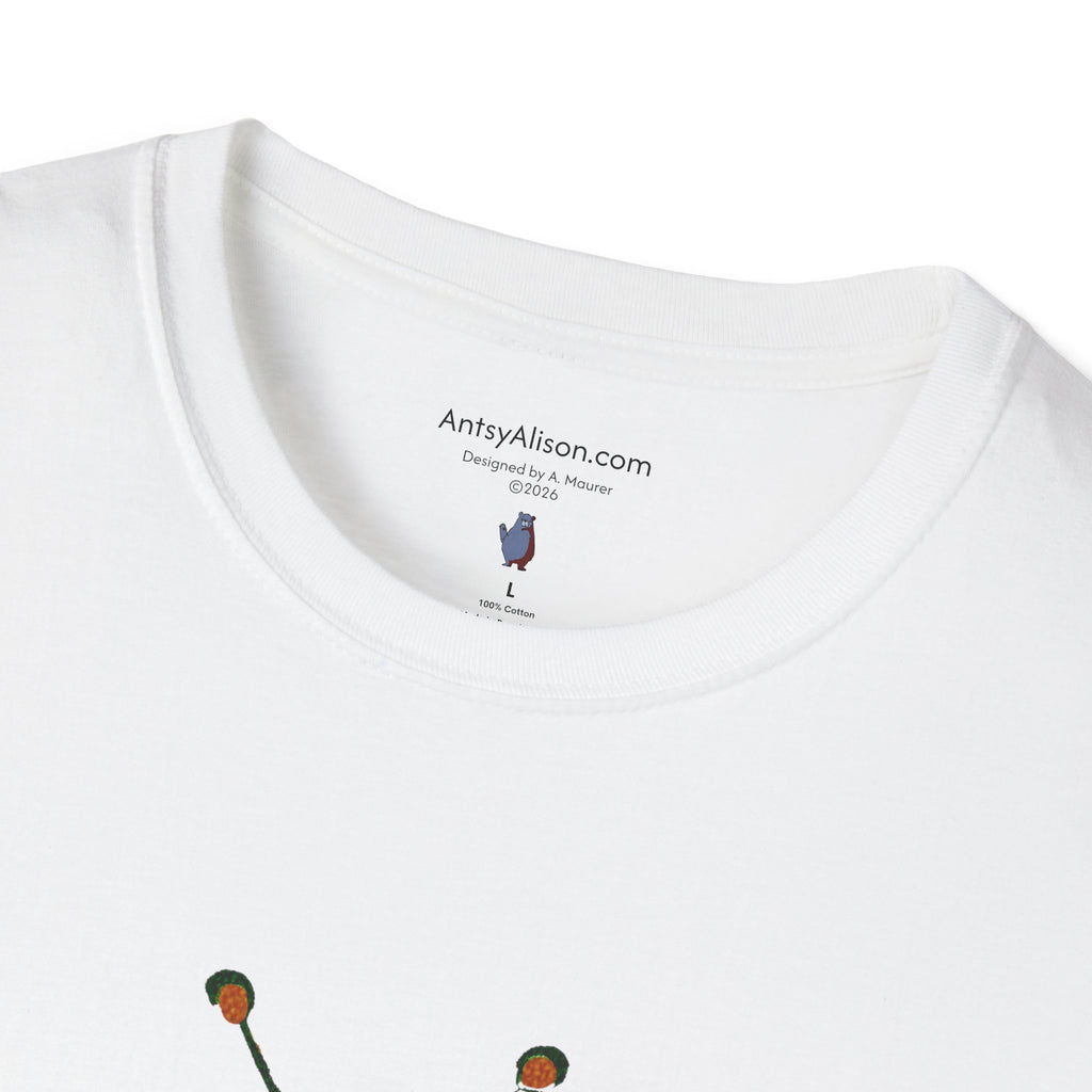 Midwest Modern Green Beetle - Unisex Softstyle T-Shirt