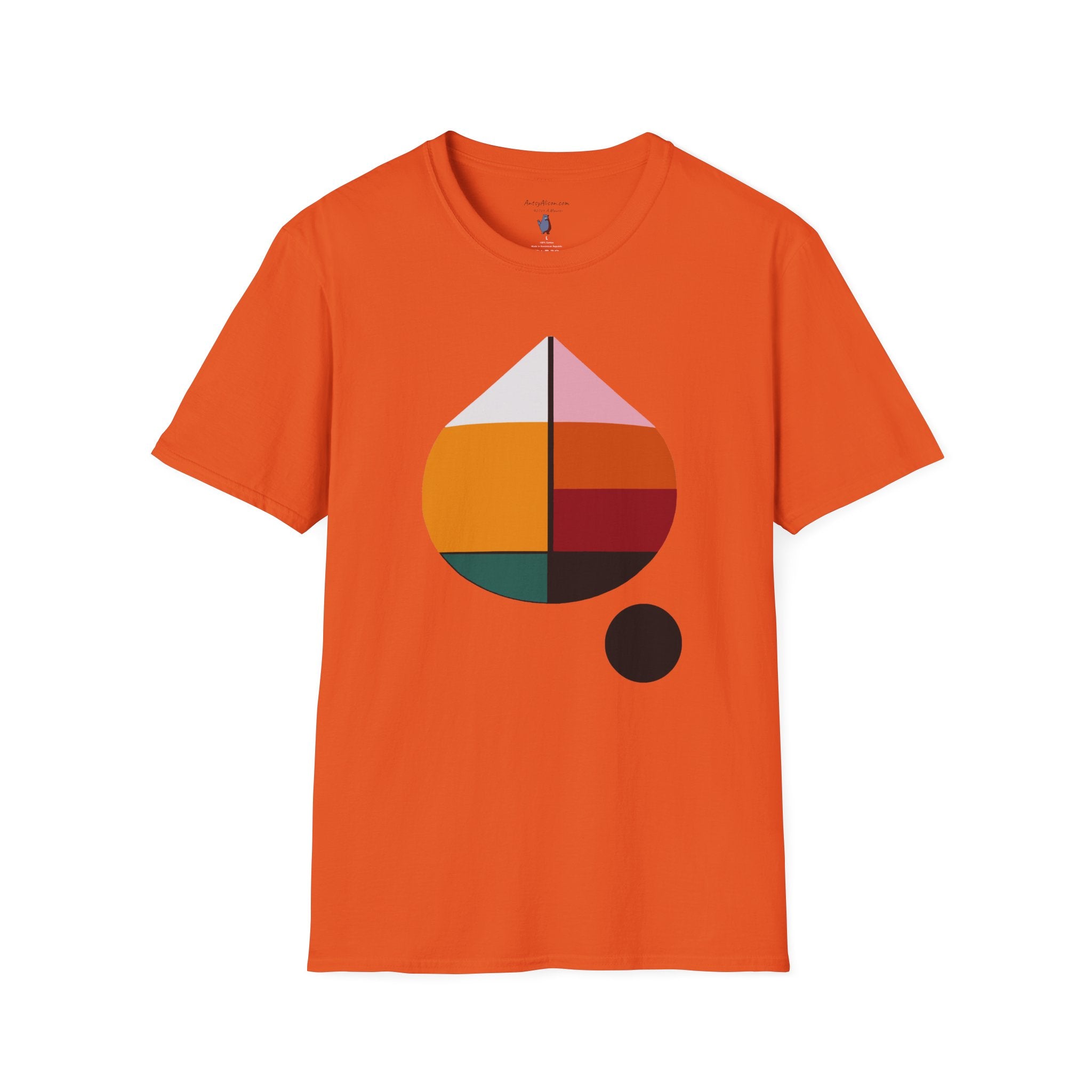 MCM Inspired Tear Drop - Unisex Softstyle Graphic T-Shirt