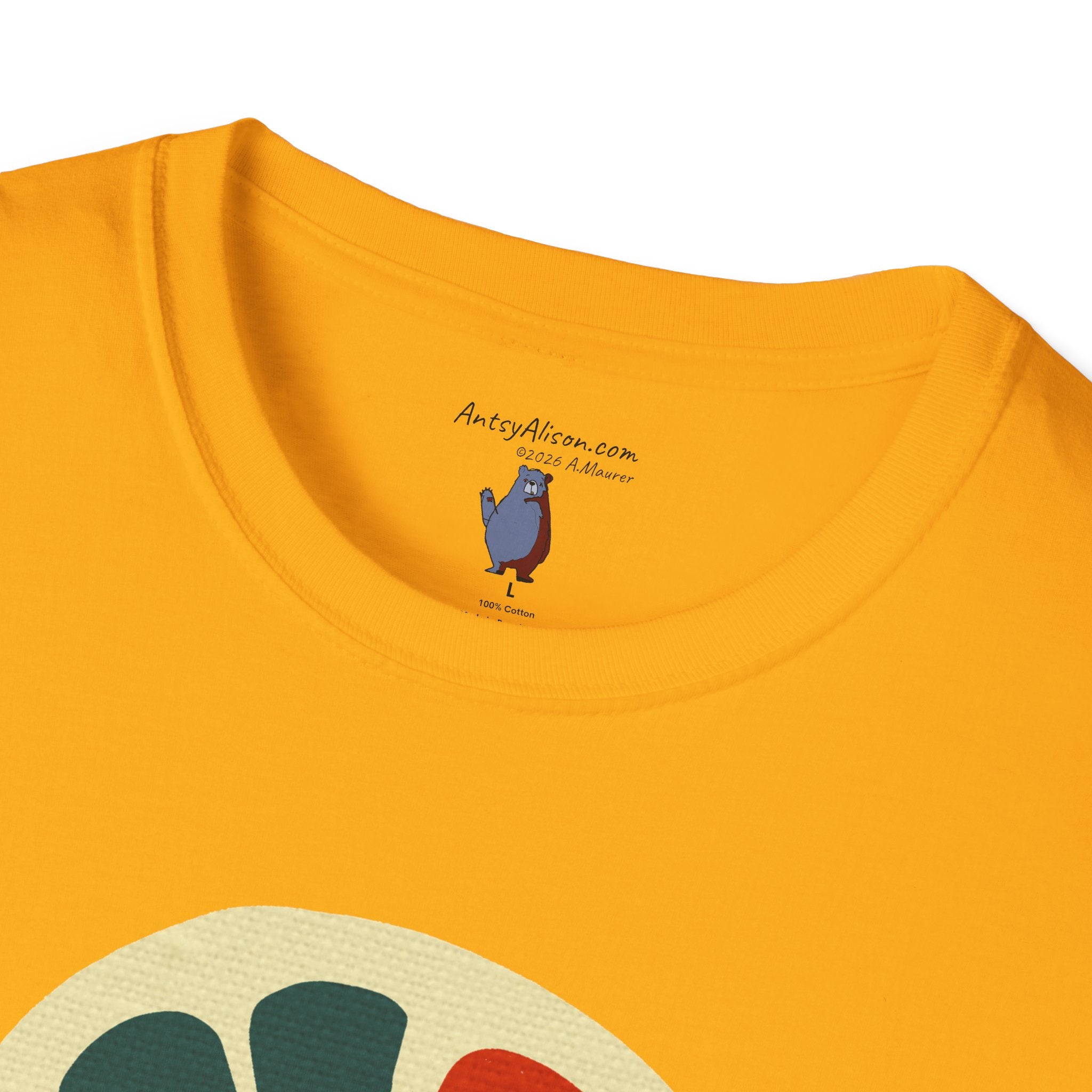 Midwest Modern Pop Art Lemon Flower - 100% Cotton Graphic Tee - unisex, pop, lemon, icon