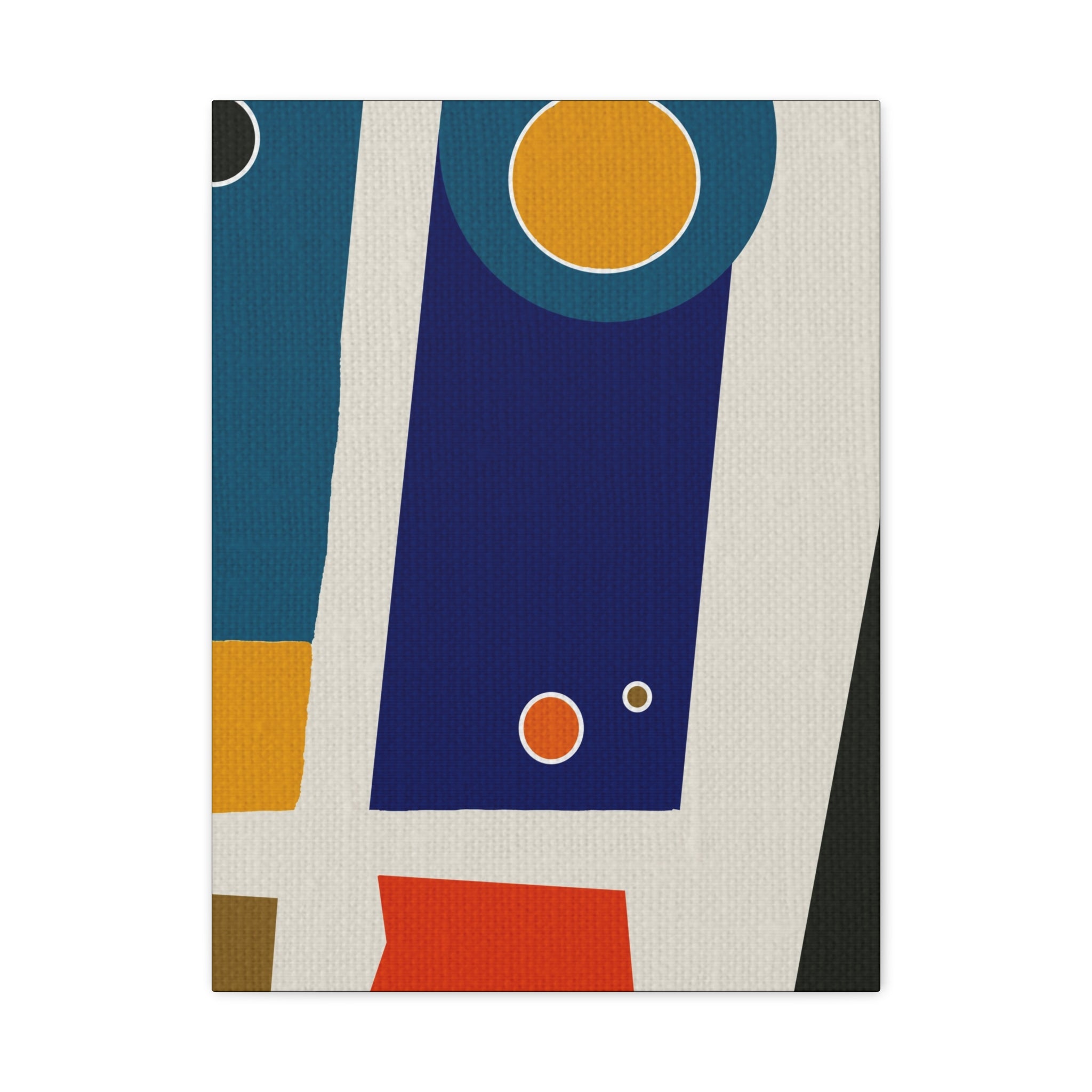 Midwest Modern Abstract Retro Game Sports Board #3 - Matte Canvas, Stretched, 1.25"